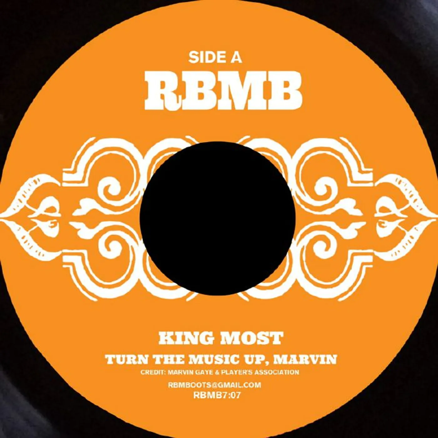 King Most TURN THE MUSIC UP MARVIN / HOOK SWING & RIP Vinyl Record