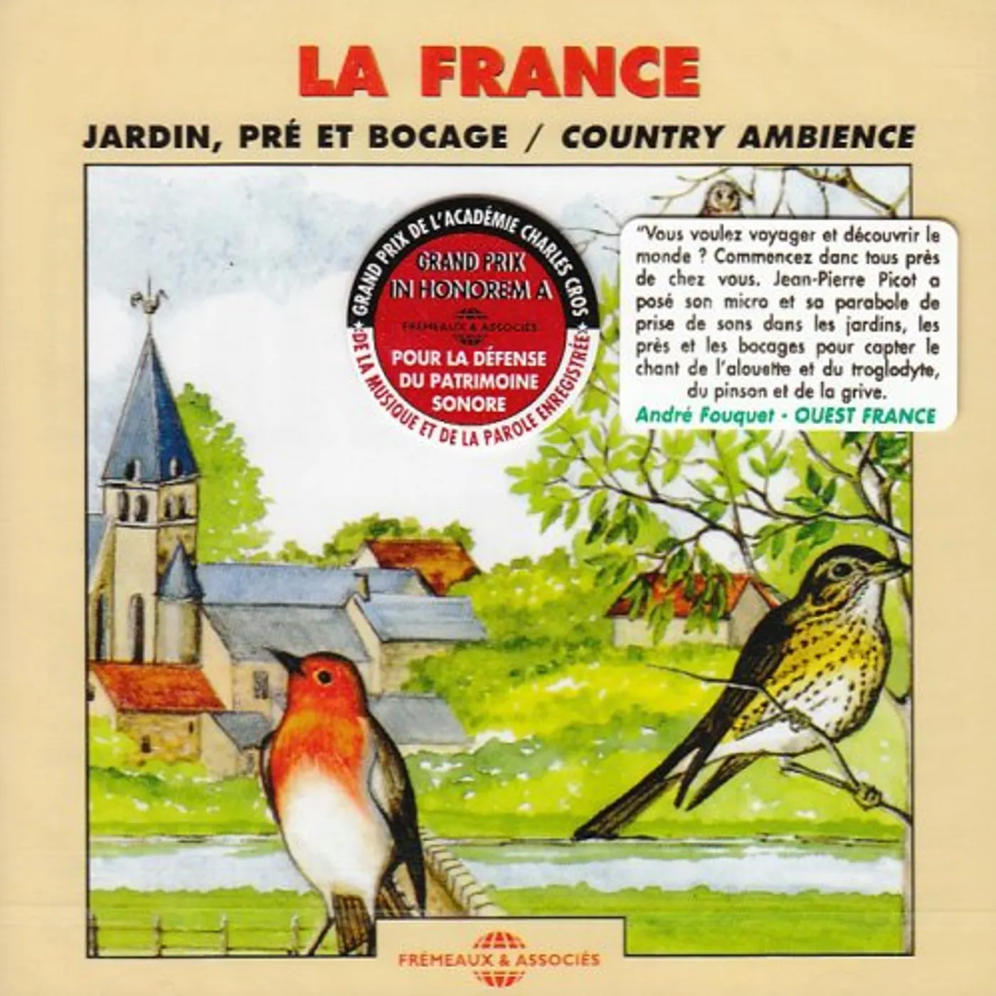 Sounds Of Nature FRANCE: COUNTRY AMBIANCE CD