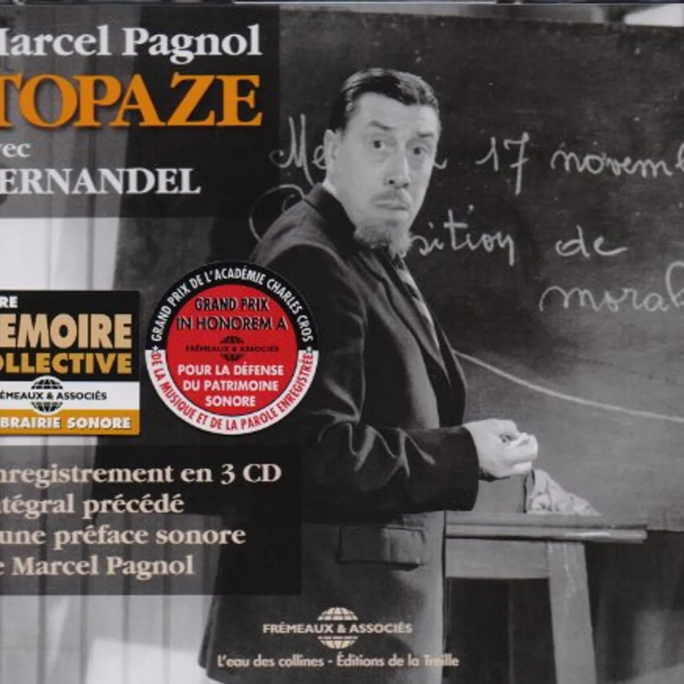 Marcel Pagnol TOPAZE (FERNANDEL) CD