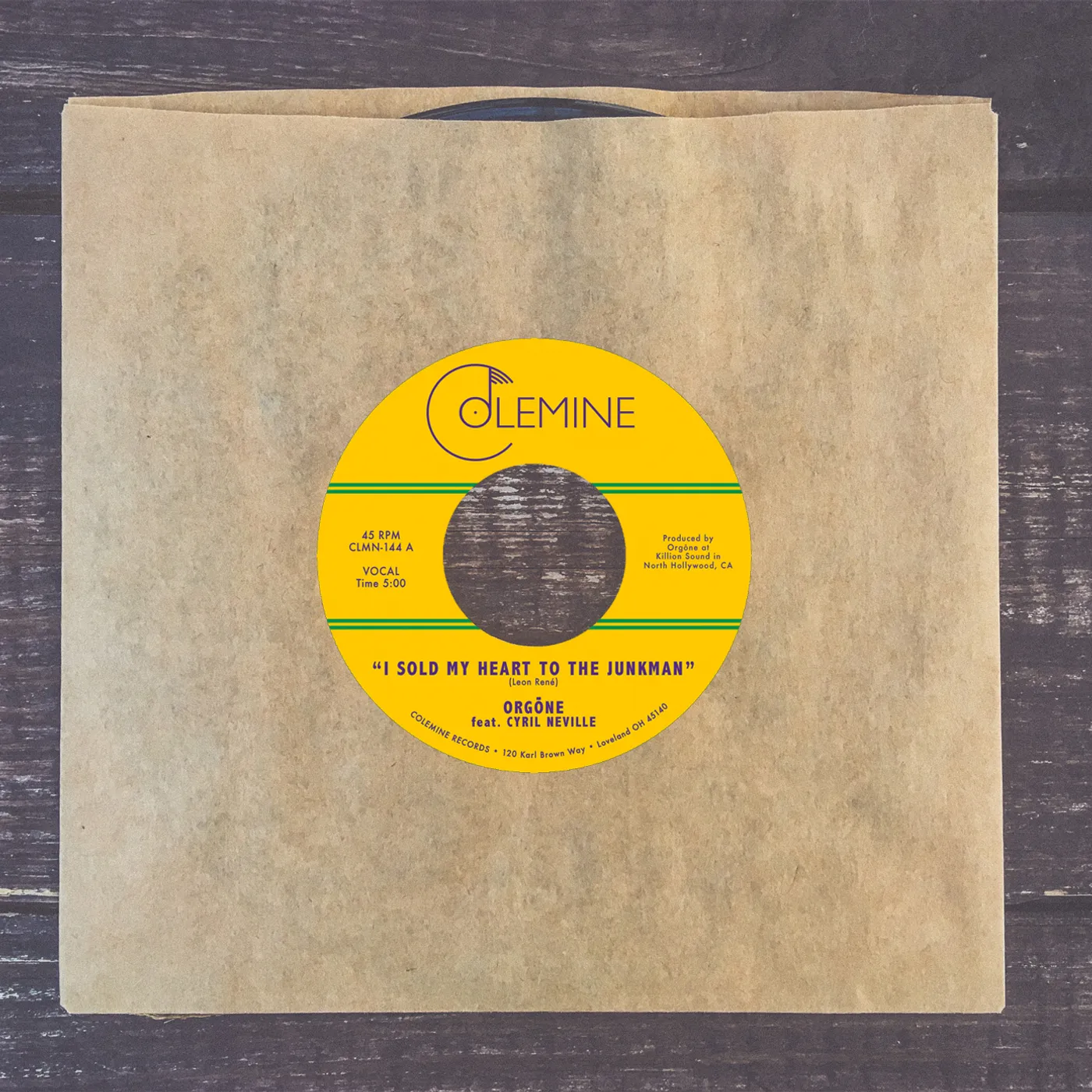 Orgone I Sold My Heart to the Junkman Vinyl Record