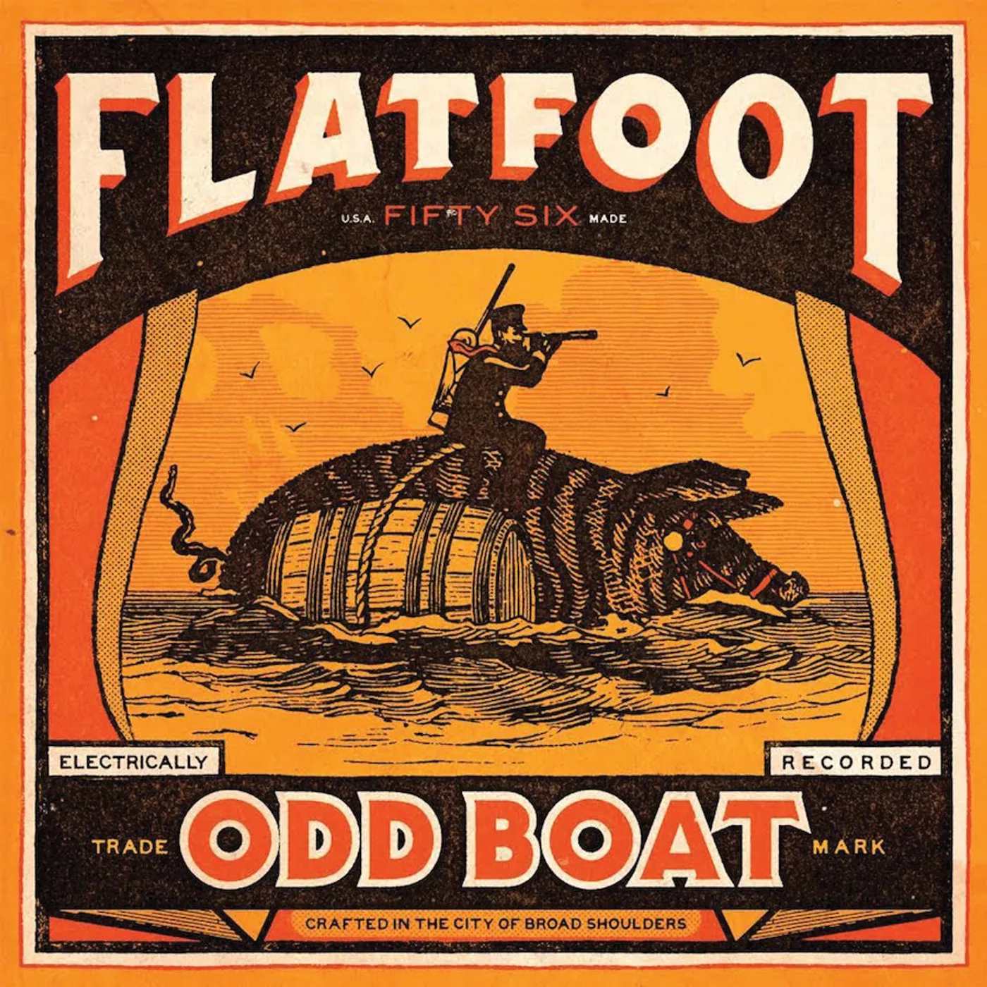 Flatfoot 56 ODD BOAT (BLACK VINYL) Vinyl Record