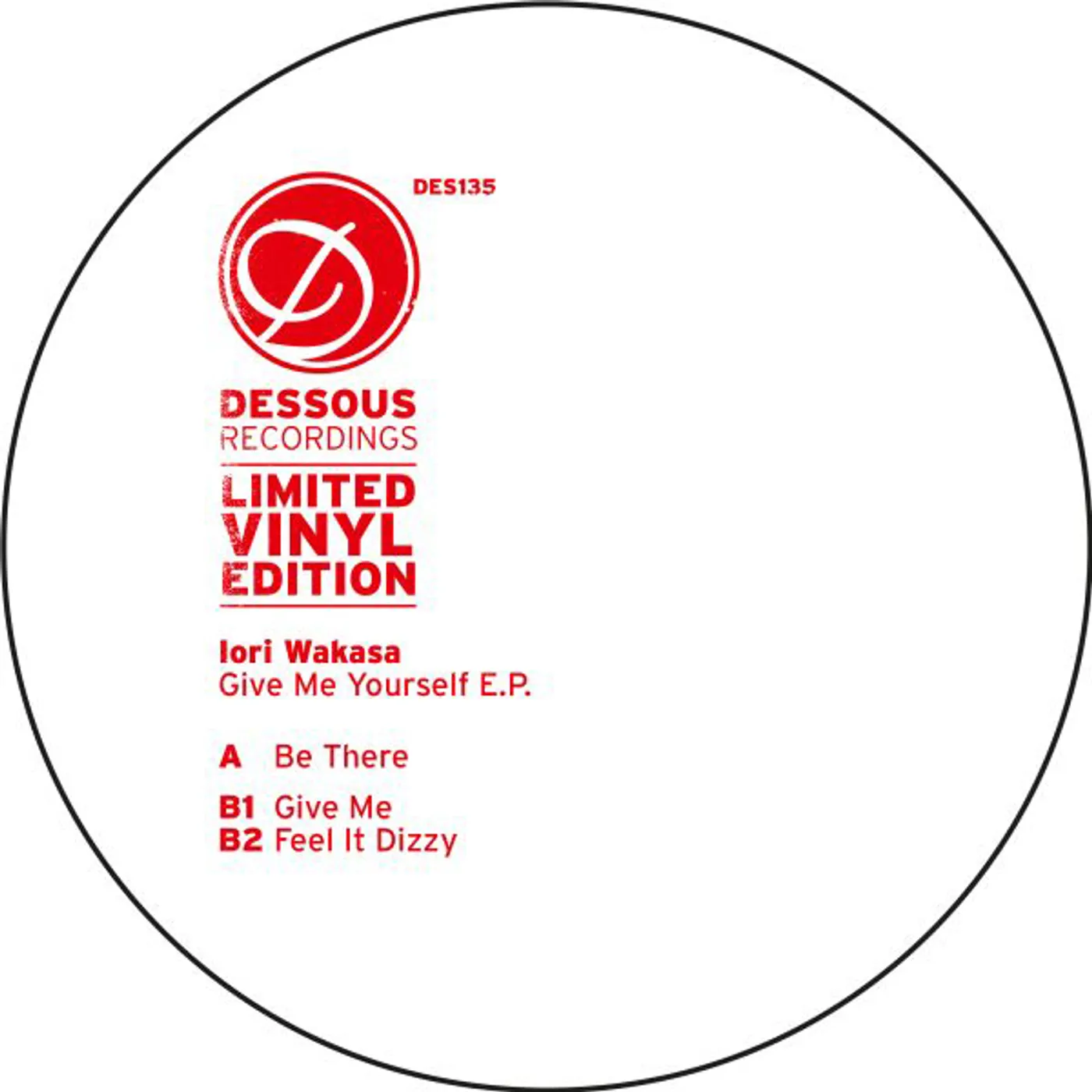 Iori Wakasa GIVE ME YOURSELF Vinyl Record