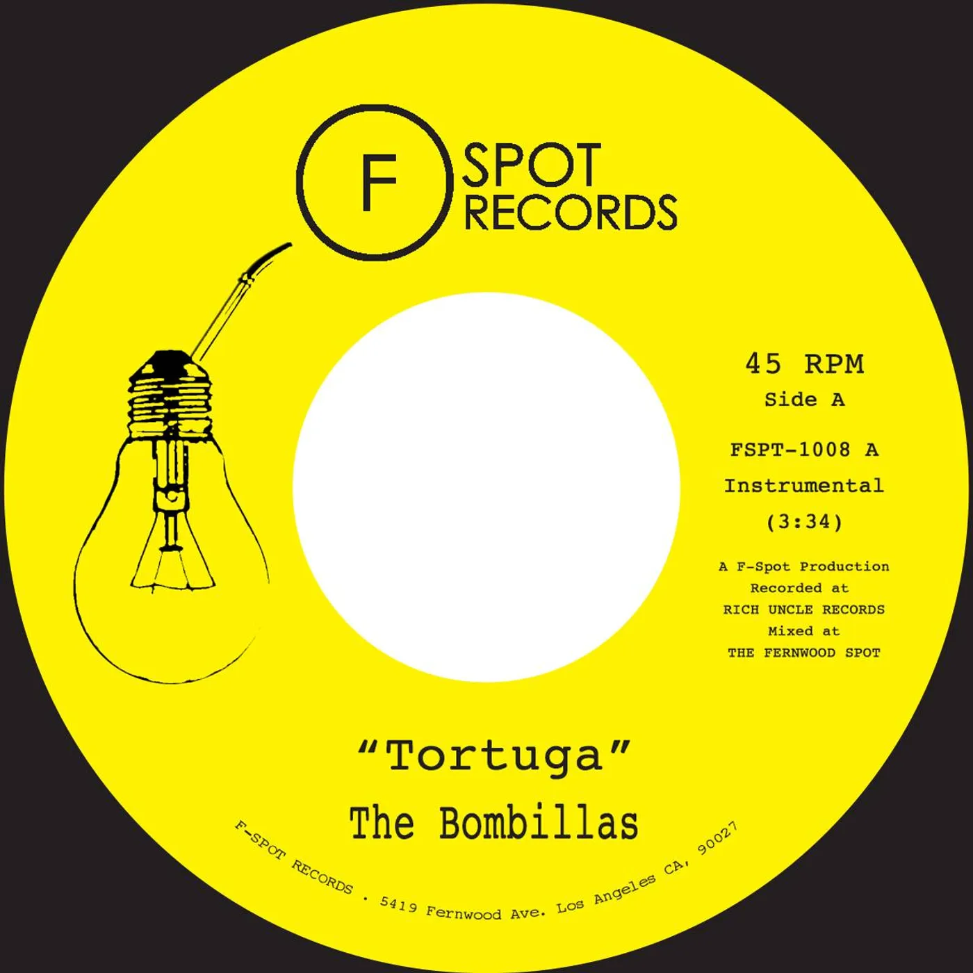 The Bombillas Tortuga / Kings Up Vinyl Record
