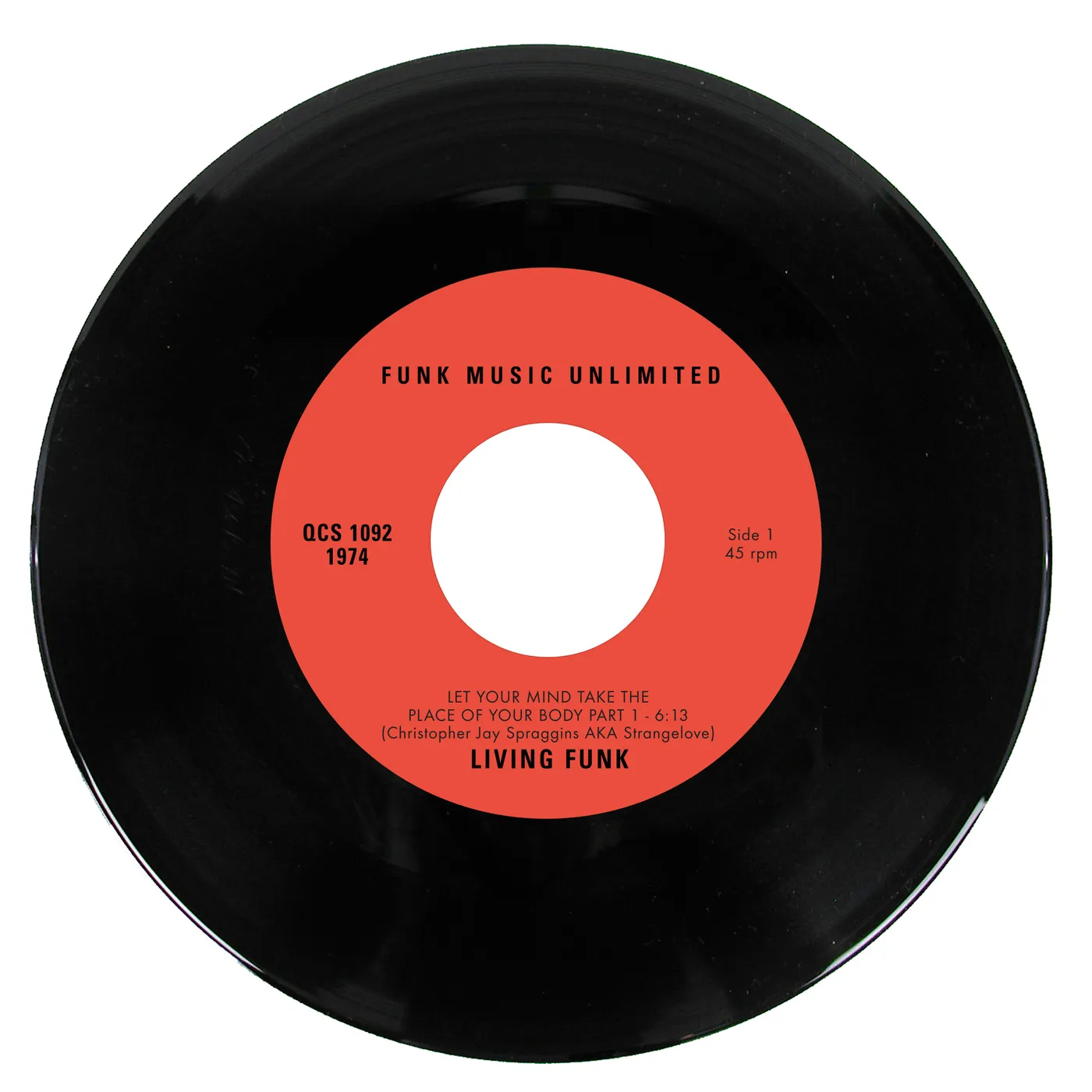 Living Funk LET YOUR MIND TAKE THE PLACE OF YOUR BODY PART 1 2 Vinyl Record