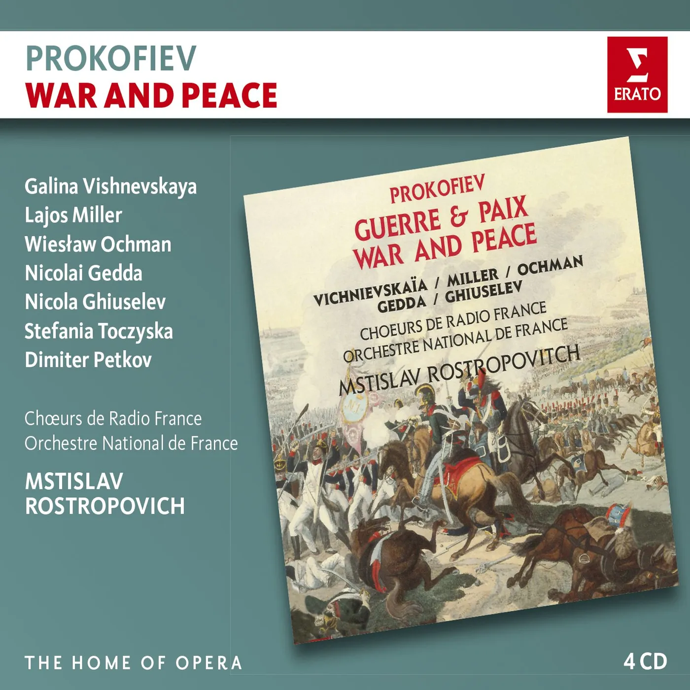 Mstislav Rostropovich PROKOFIEV: WAR & PEACE CD