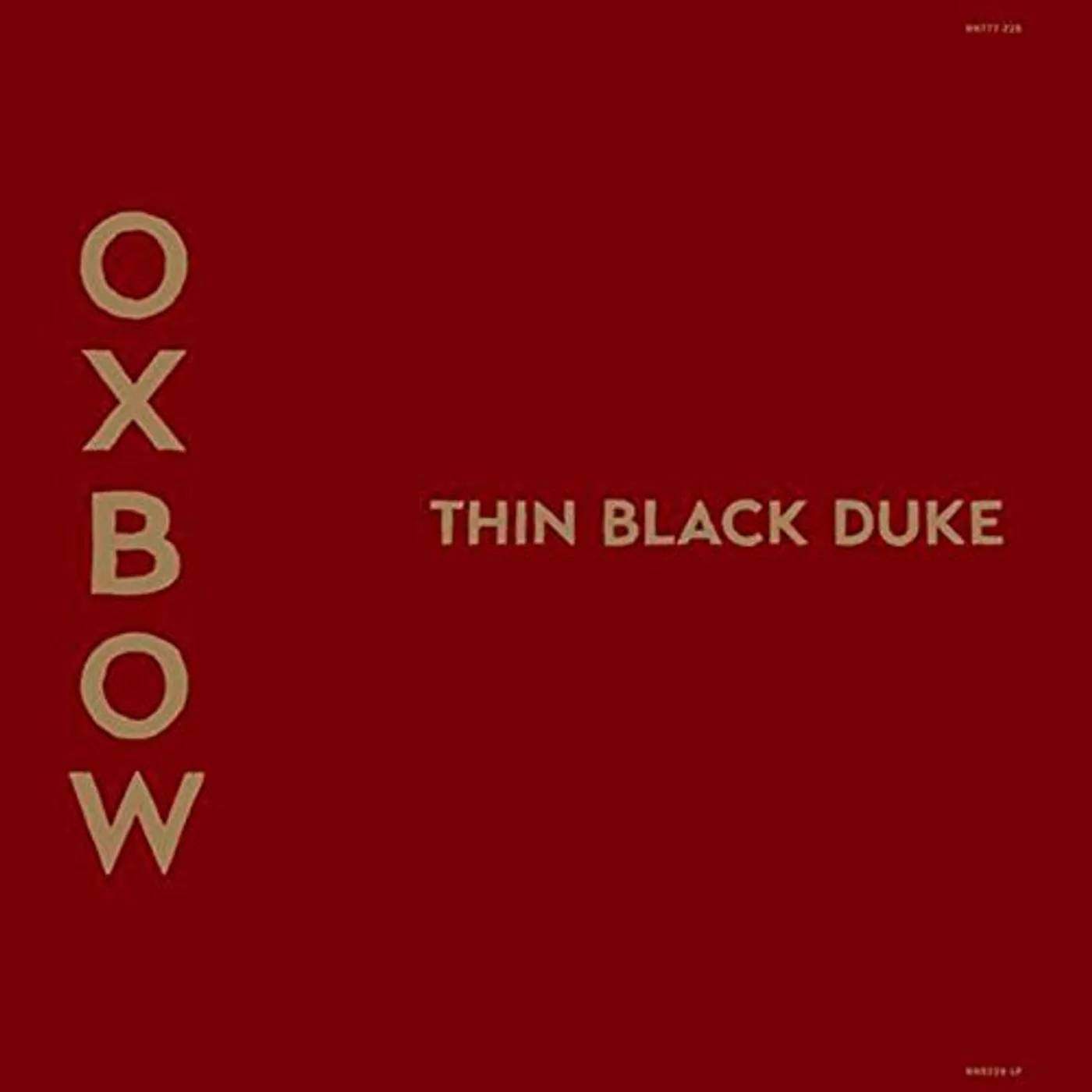 Oxbow THIN BLACK DUKE CD