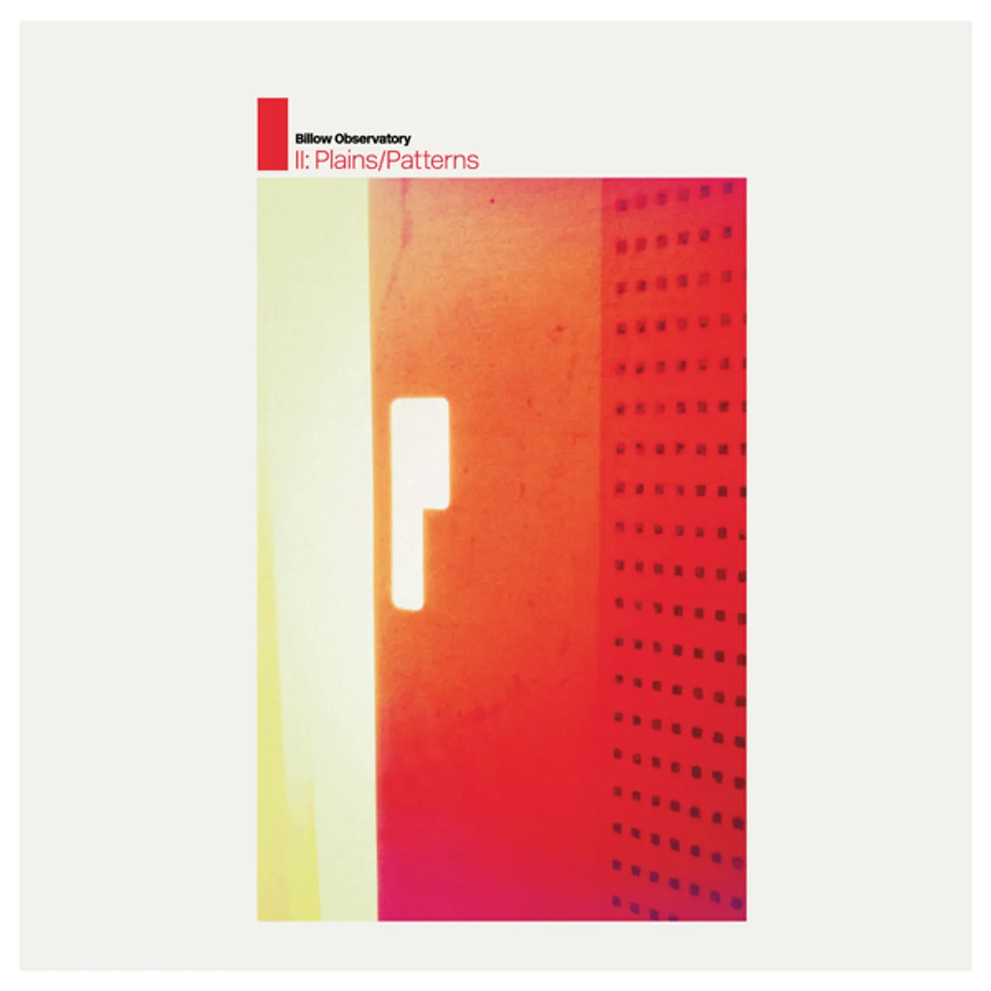 Billow Observatory II: PLAINS / PATTERNS CD