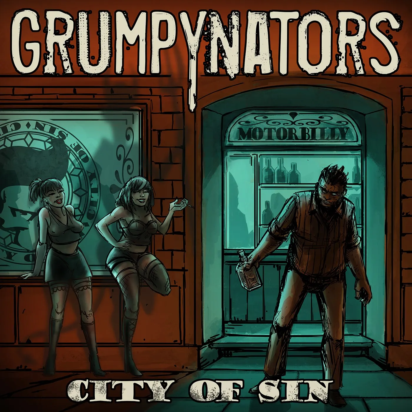 Grumpynators CITY OF SIN CD
