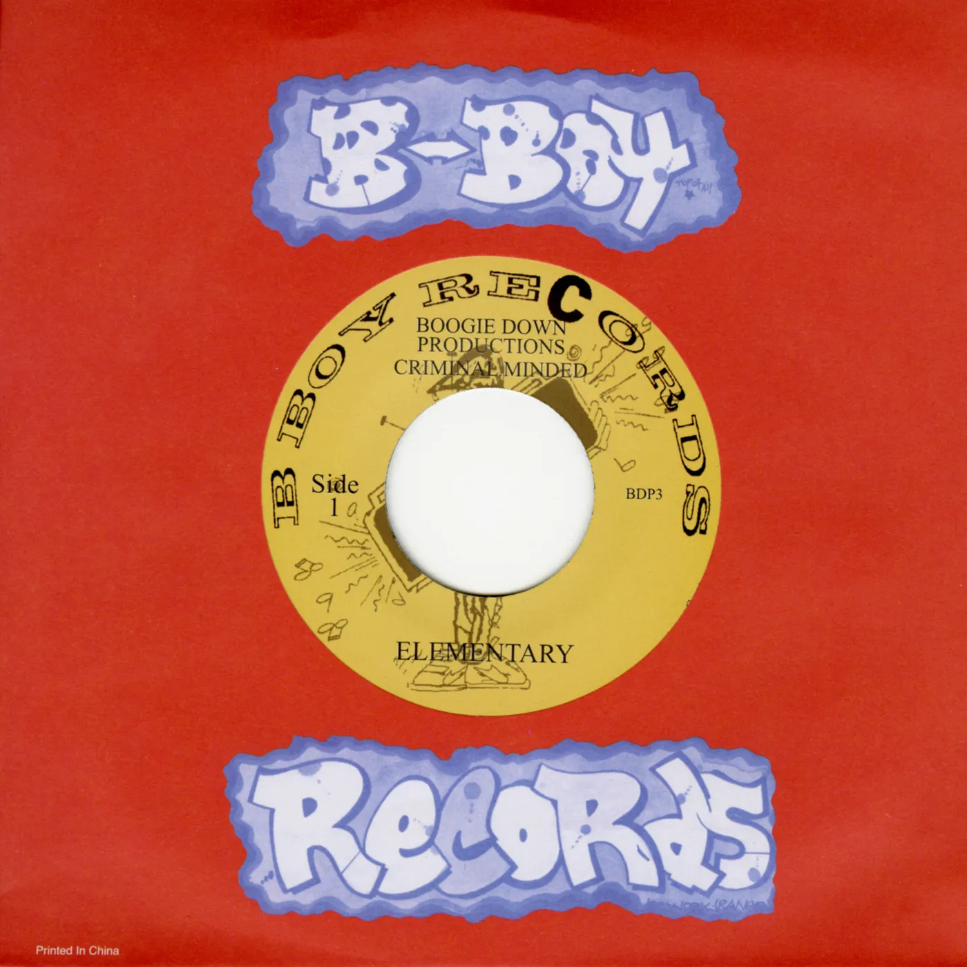 Boogie Down Productions Elementary / Dope Beat Vinyl Record