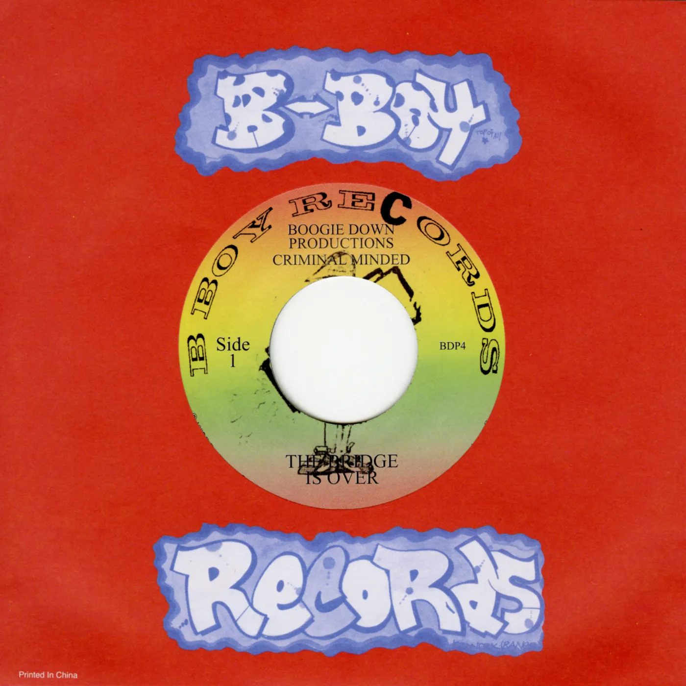 Boogie Down Productions BRIDGE IS OVER / REMIX FOR THE P IS FREE Vinyl Record