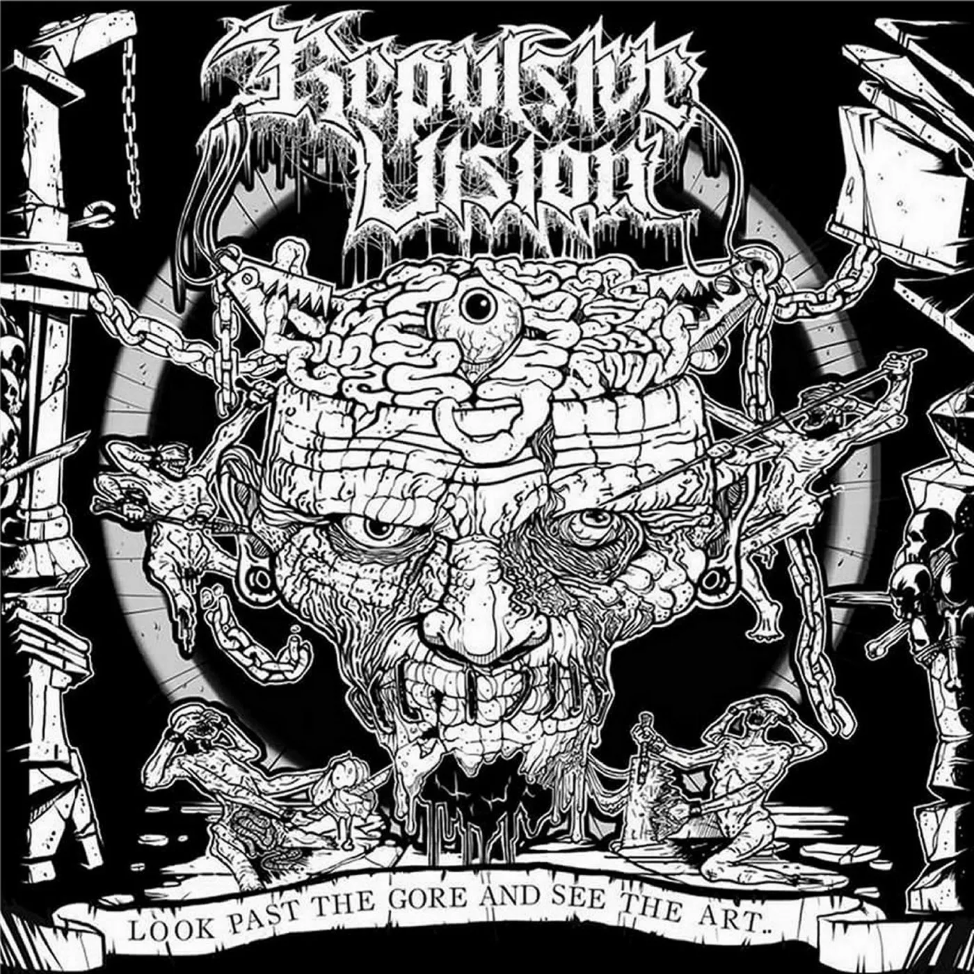 Repulsive Vision LOOK PAST THE GORE & SEE THE ART CD