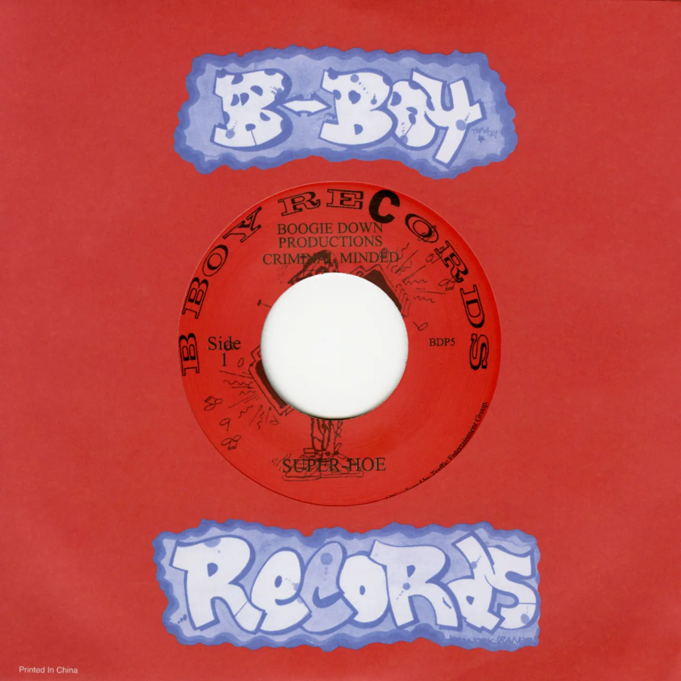 Boogie Down Productions Super Hoe / Criminal Minded Vinyl Record