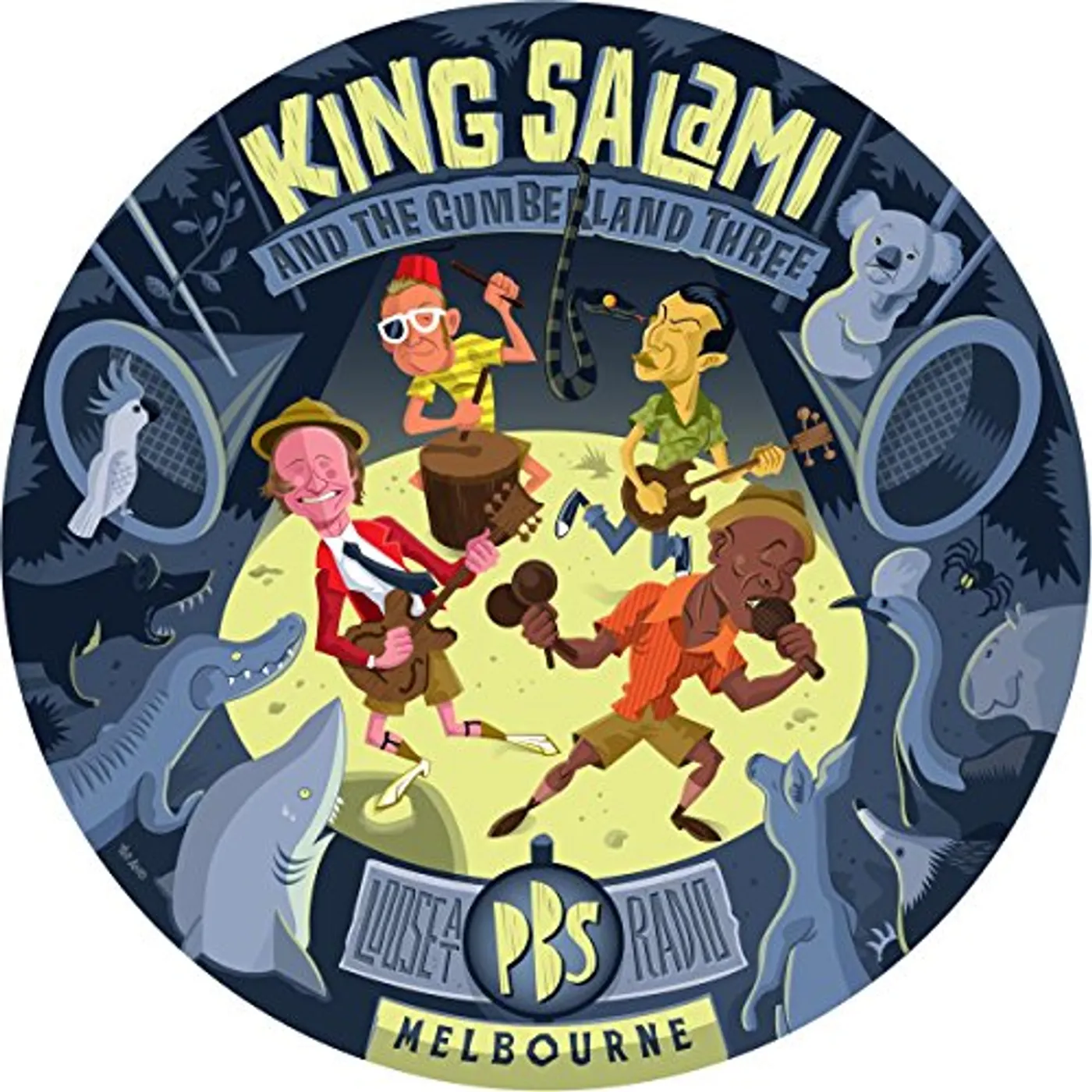 King Salami and the Cumberland Three Loose At PBS Radio Melbourne Vinyl Record