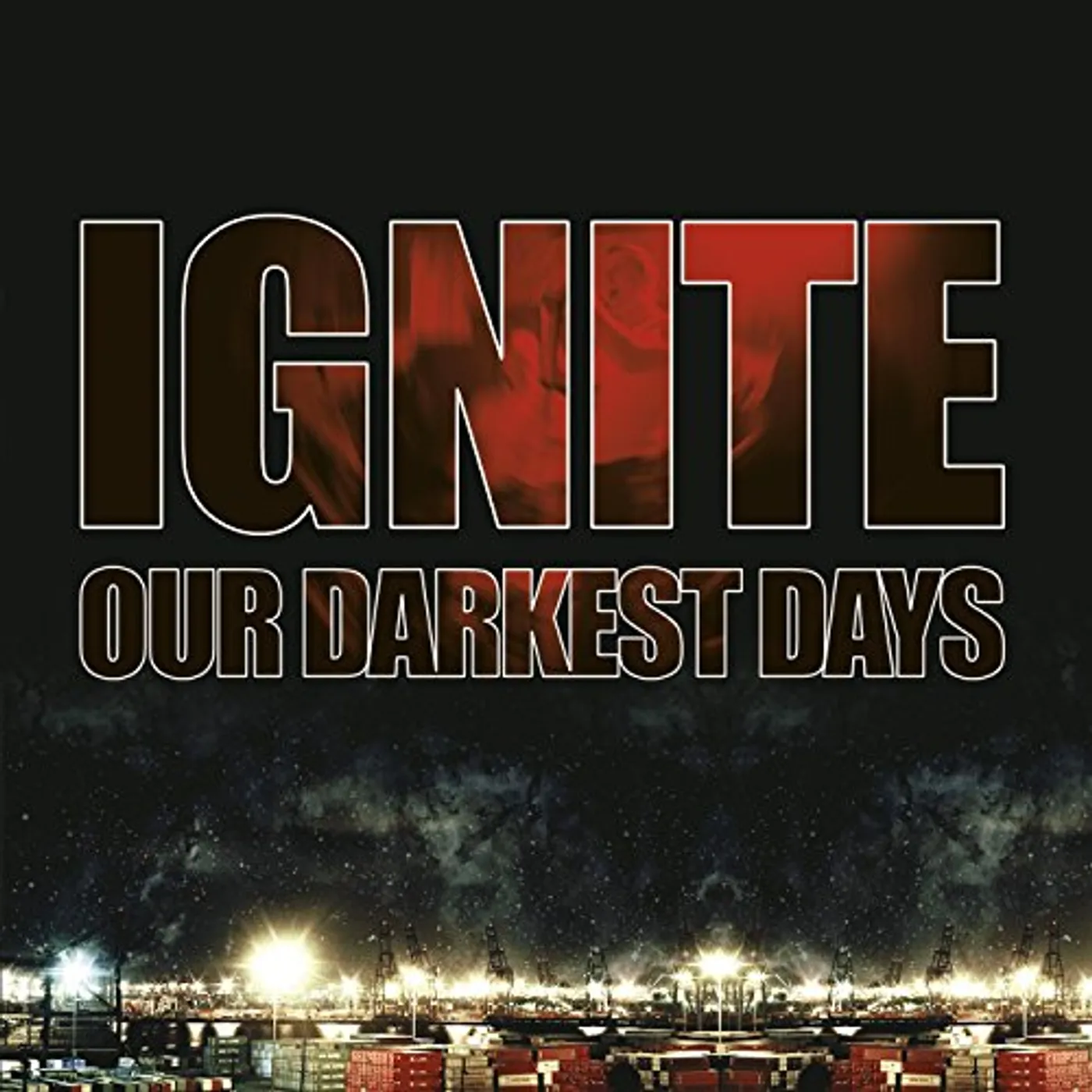 Ignite OUR DARKEST DAYS (ORANGE VINYL) Vinyl Record