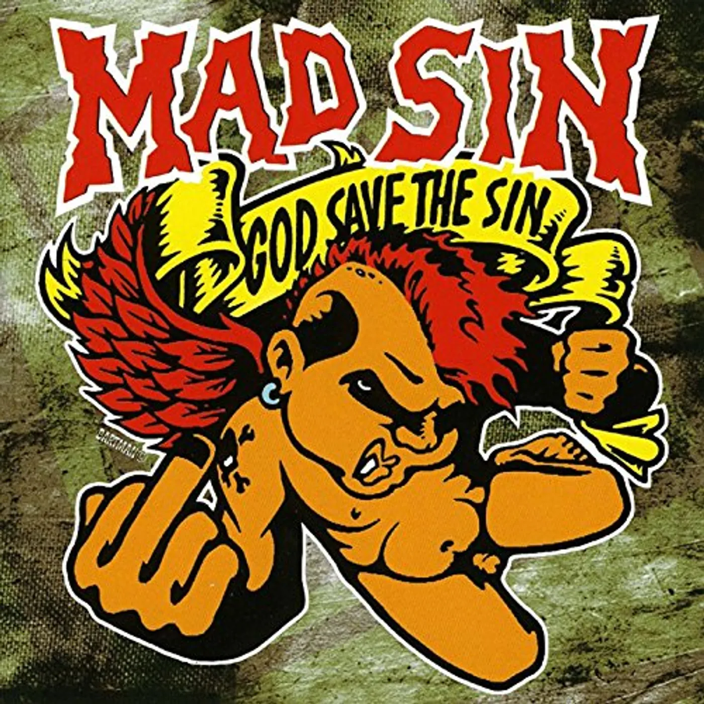 Mad Sin GOD SAVE THE SIN (NEON VINYL) Vinyl Record