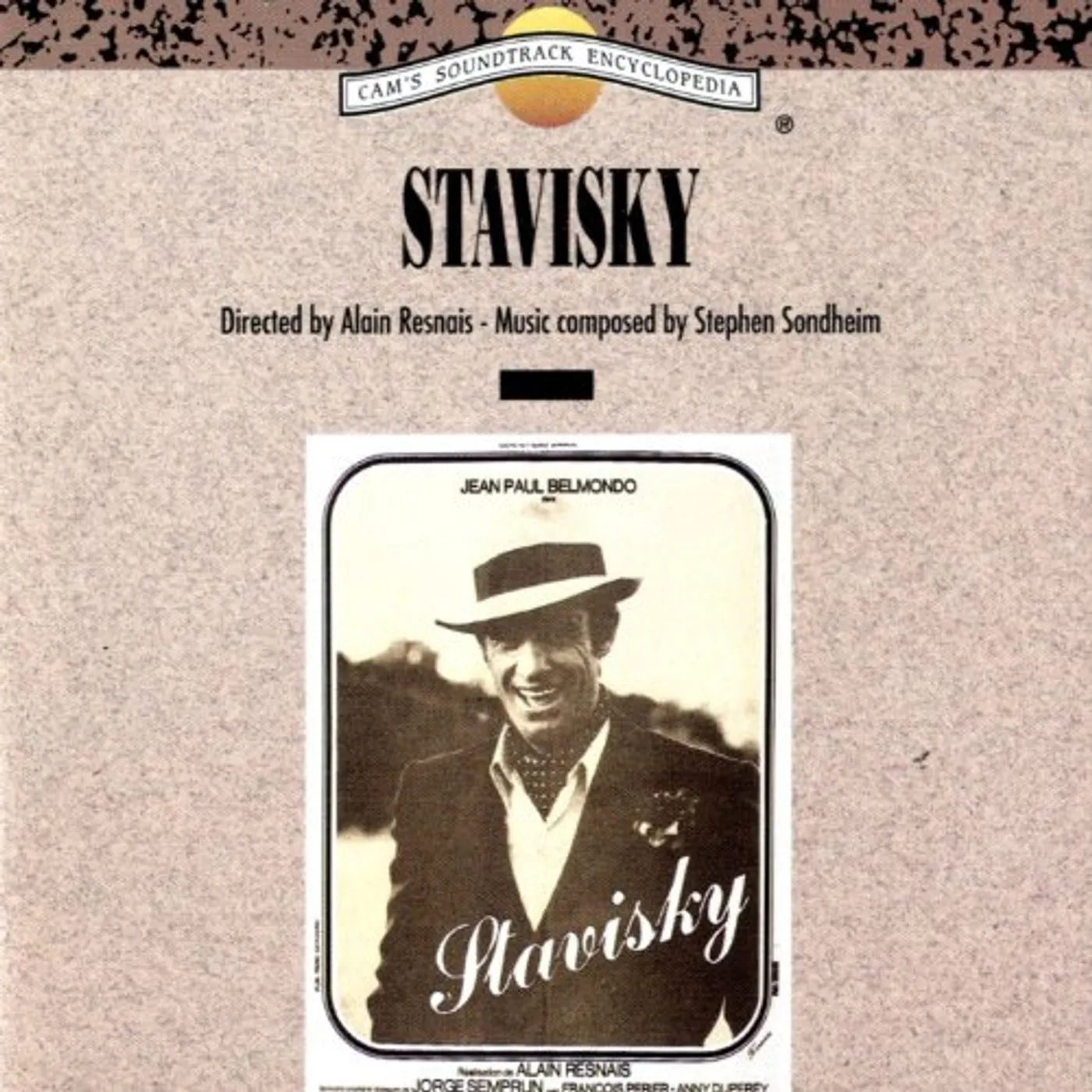 Stephen Sondheim STAVISKY / Original Soundtrack CD