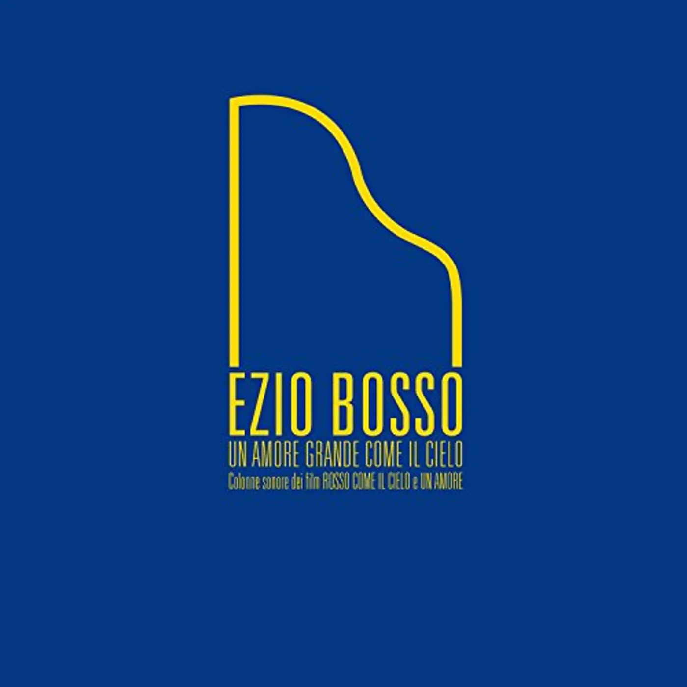 EZIO BOSSO UN AMORE GRANDE COME IL CIELO Vinyl Record