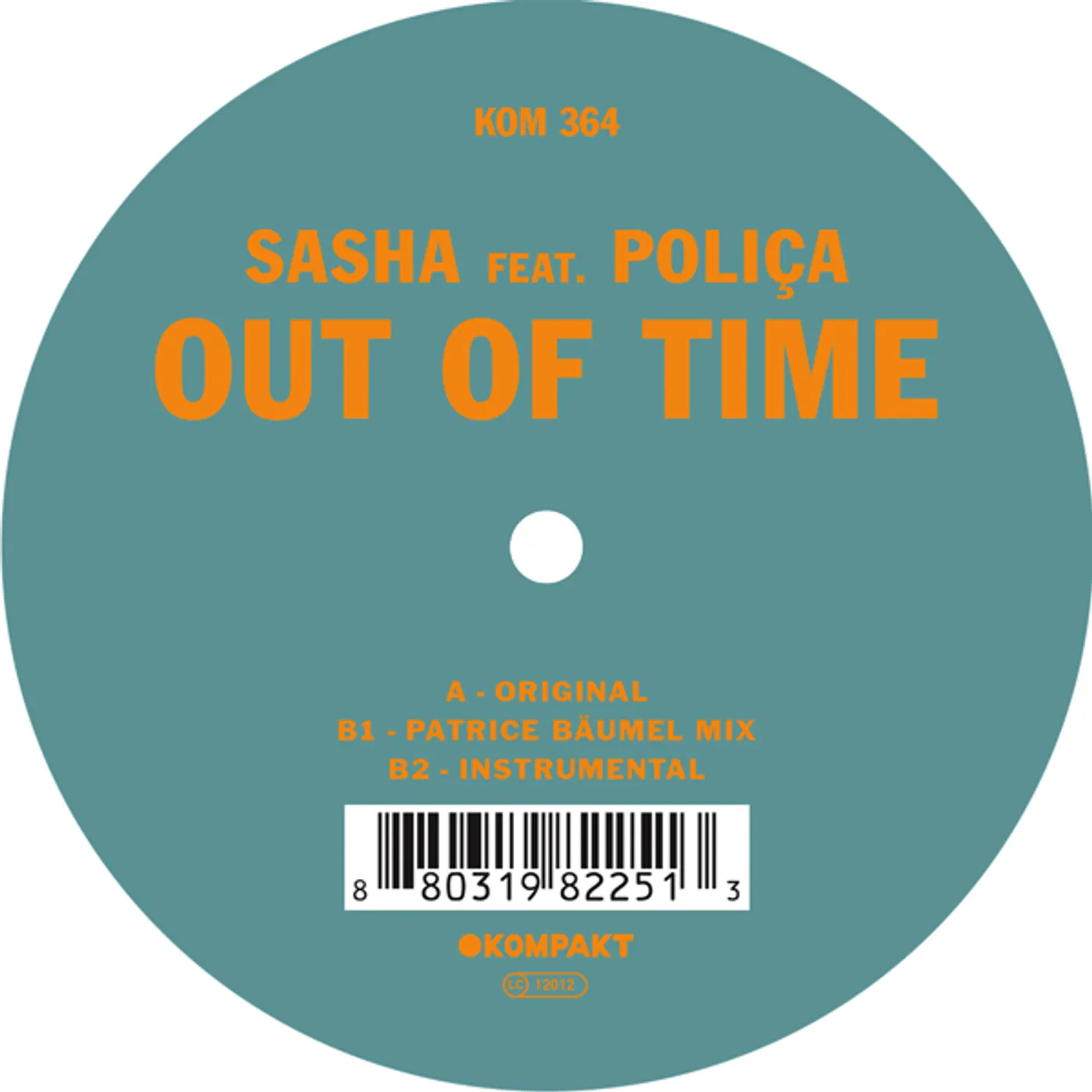 Sasha Out Of Time Vinyl Record