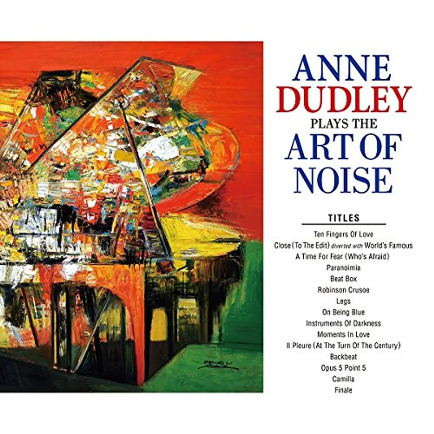 Anne Dudley PLAYS THE ART OF NOISE CD