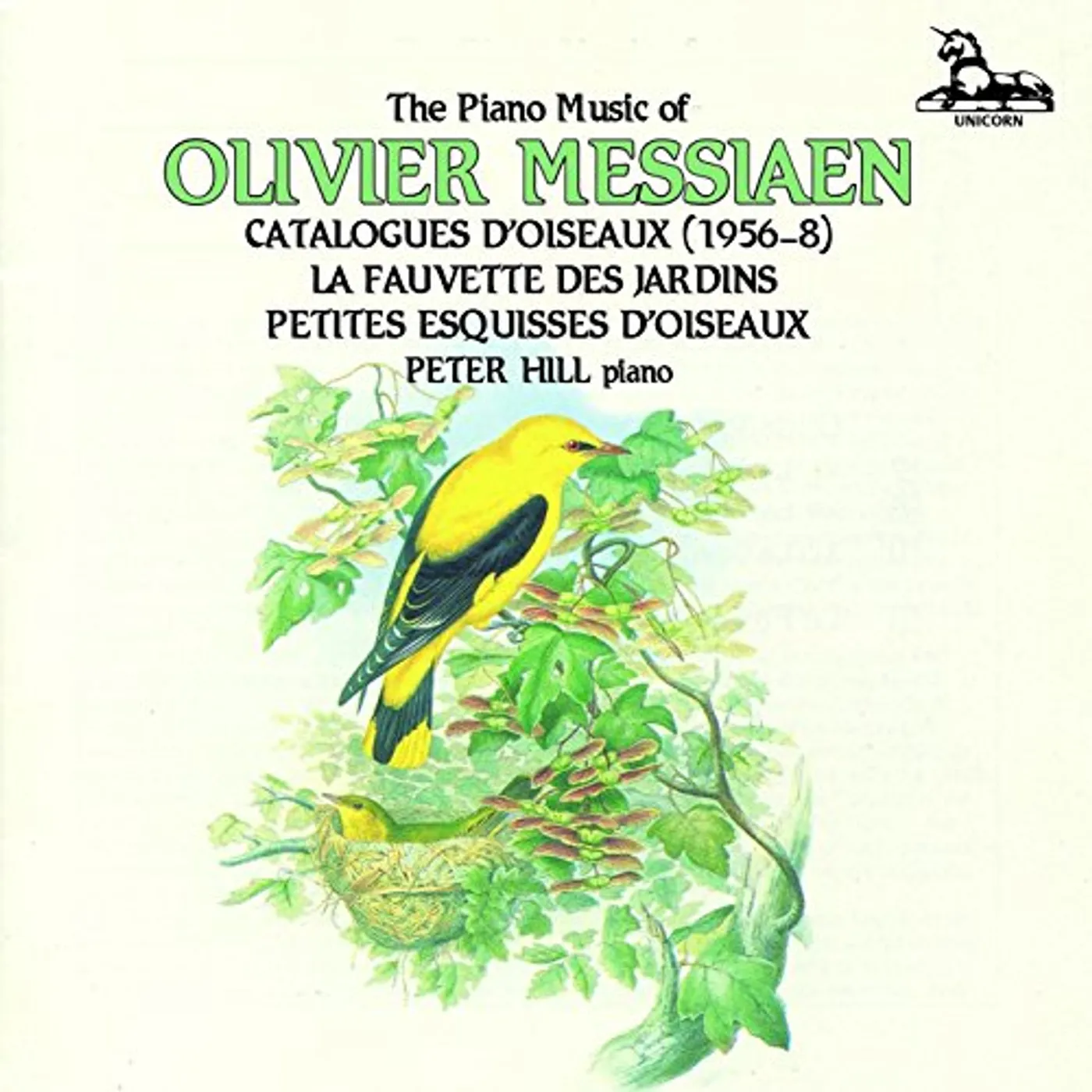 Peter Hill MESSIAEN: CATALOGUES D'OISEAUX BOOKS 1-7 CD