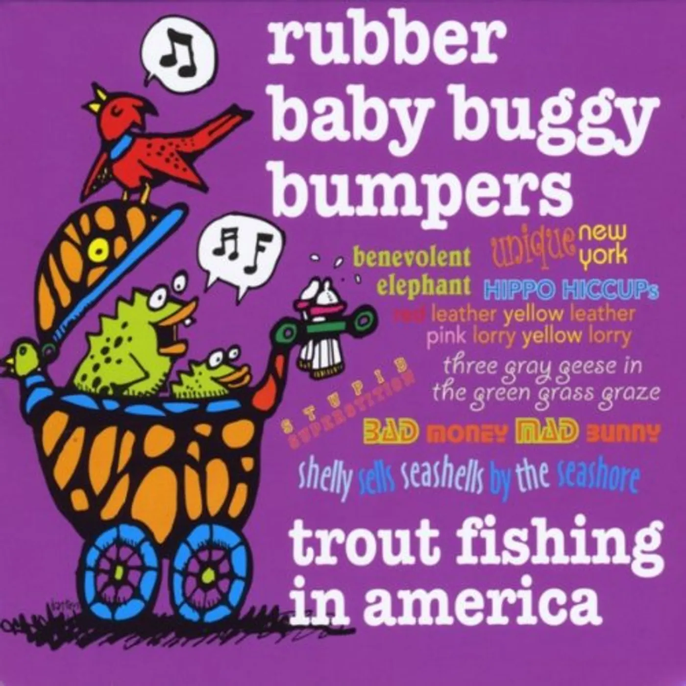 Trout Fishing in America RUBBER BABY BUGGY BUMPERS CD