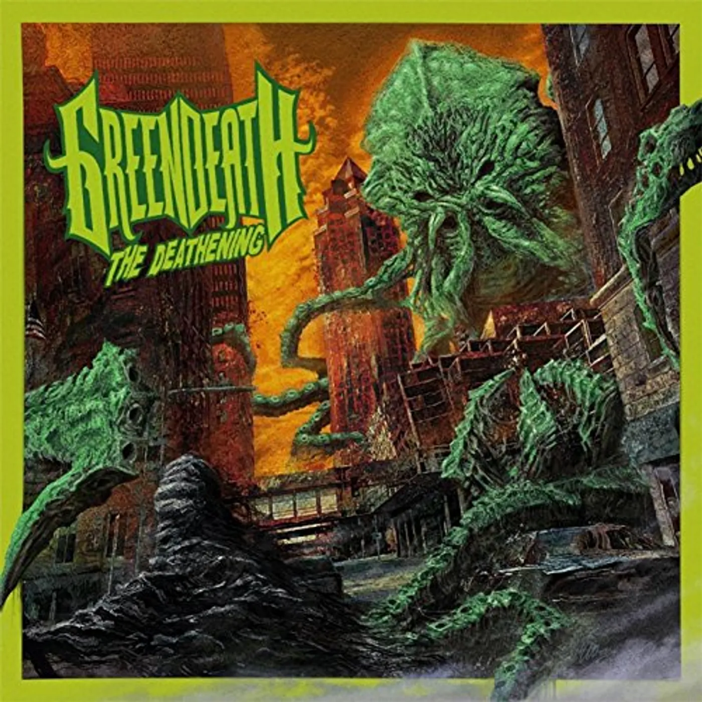 Green Death DEATHENING Vinyl Record