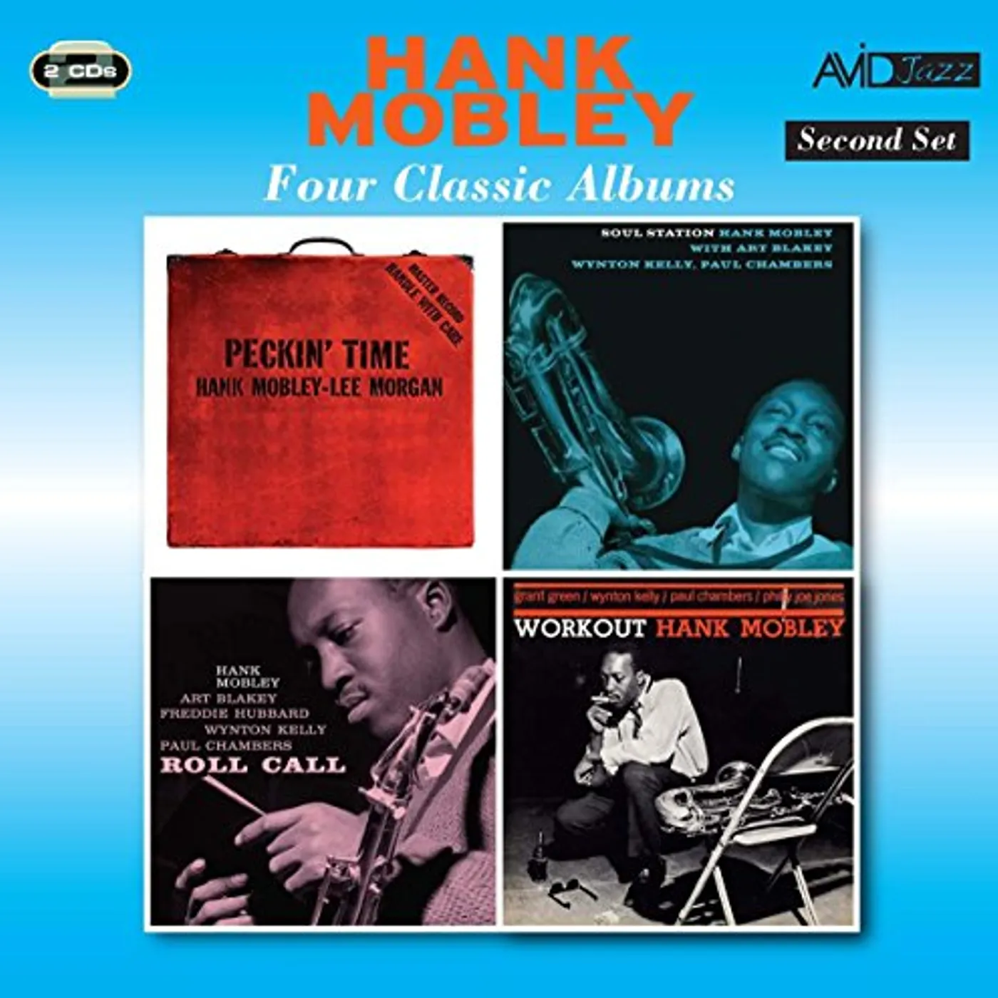 Hank Mobley PECKIN' TIME / SOUL STATION / ROLL CALL / WORKOUT CD