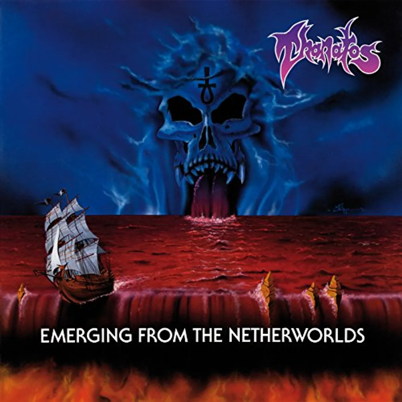 Thanatos EMERGING FROM THE NETHERWORLDS (PURPLE VINYL) Vinyl Record
