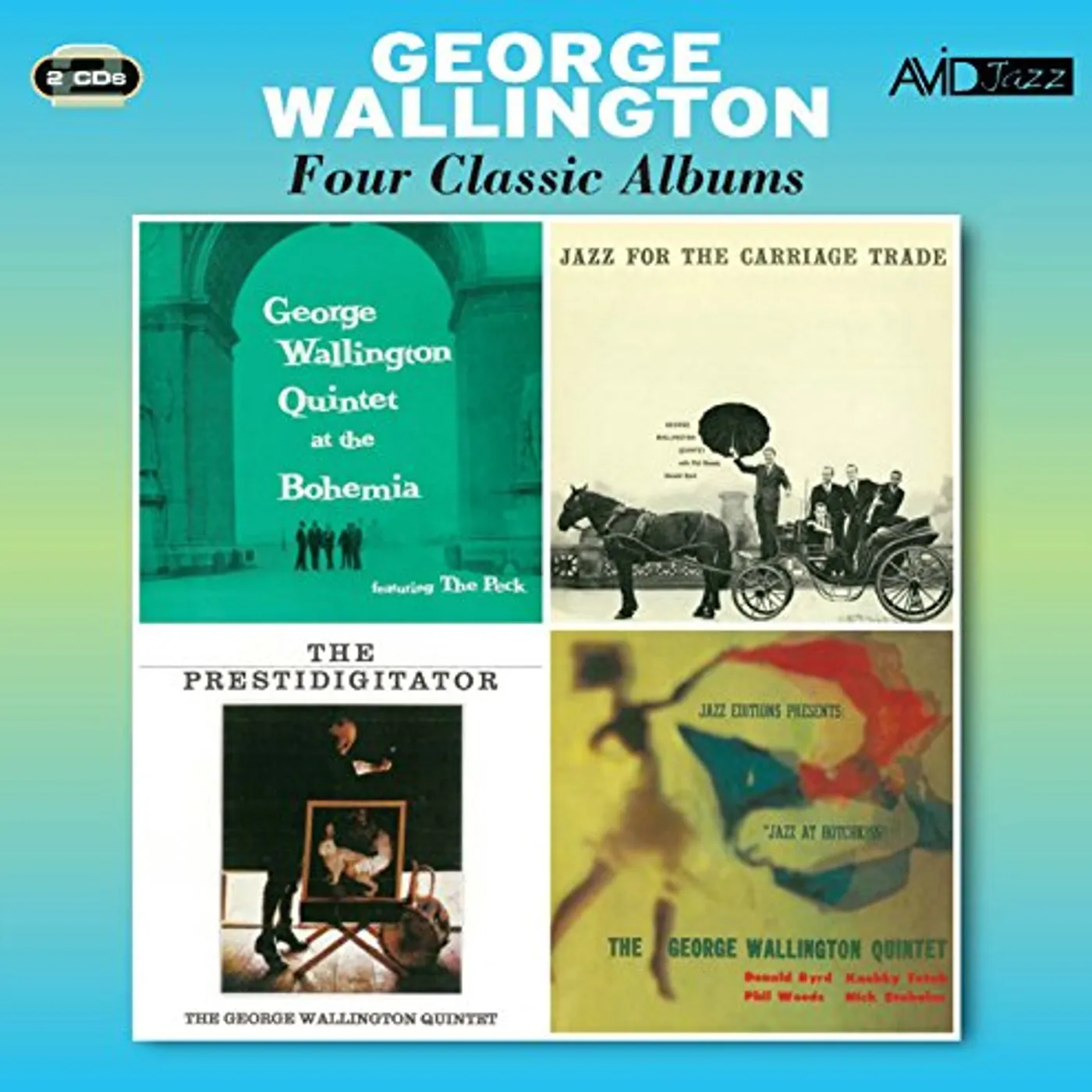 George Wallington AT THE BOHEMIA / JAZZ FOR THE CARRIAGE TRADE CD