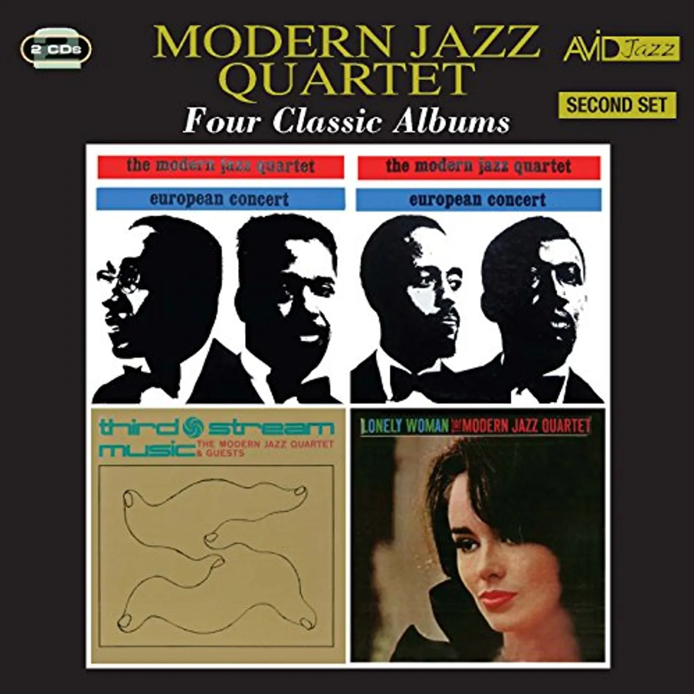 The Modern Jazz Quartet EUROPEAN CONCERT V. 1 & 2 / THIRD STREAM MUSIC CD
