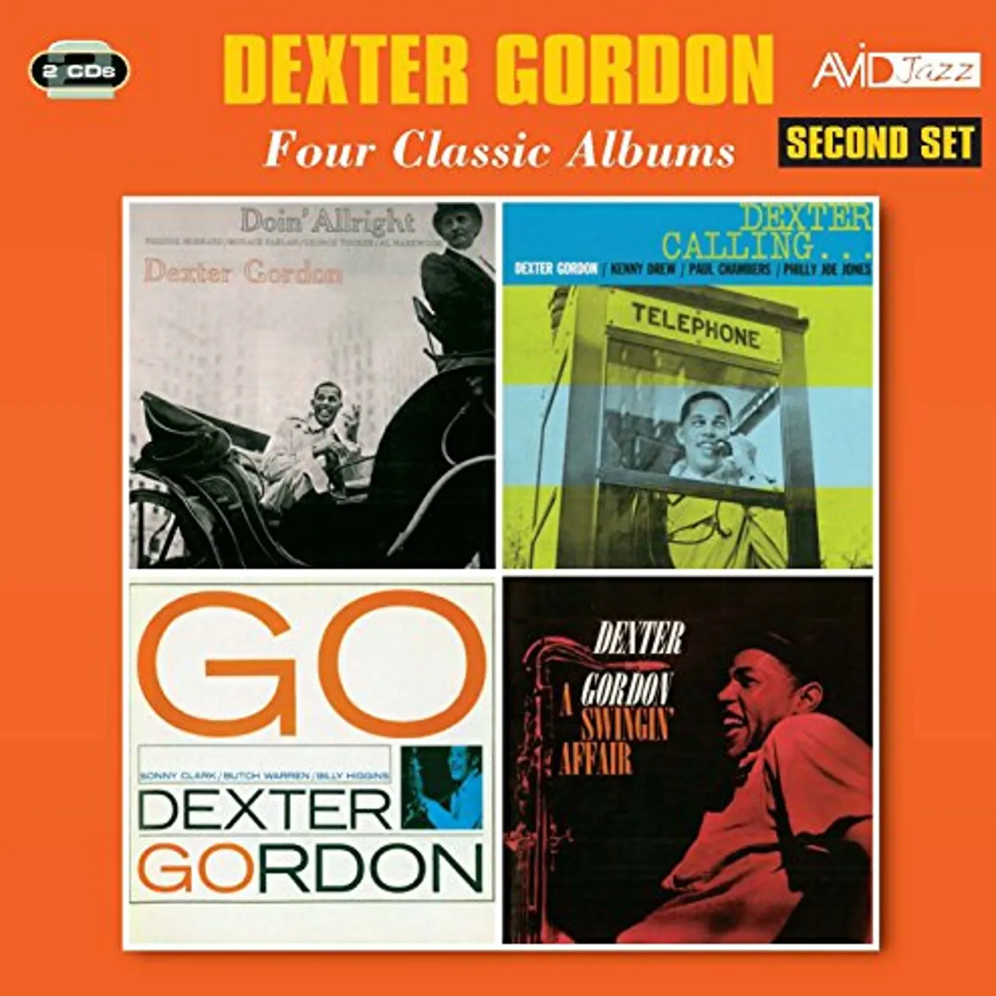 Dexter Gordon DOIN' ALRIGHT / DEXTER CALLING / GO / SWINGING CD