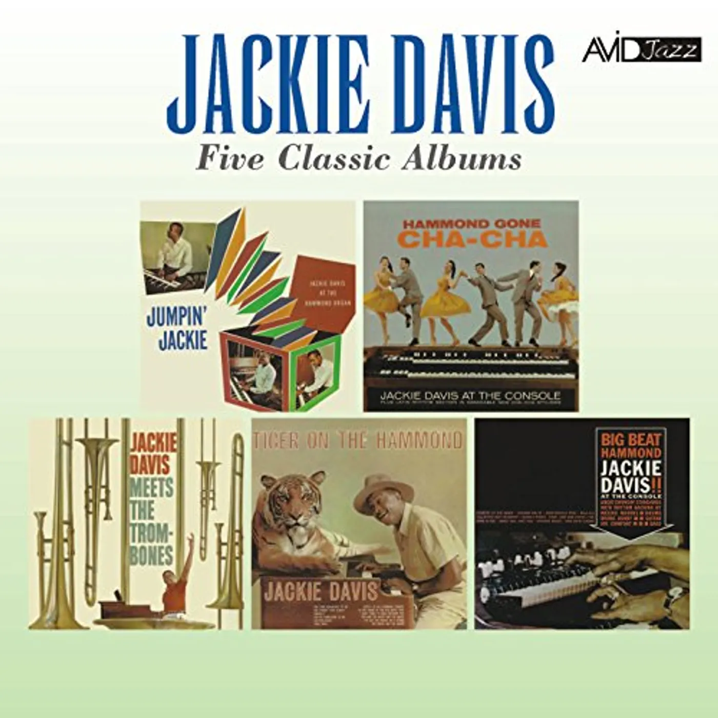 Jackie Davis JUMPIN' JACKIE / HAMMOND GONE CHA CHA / MEETS THE CD