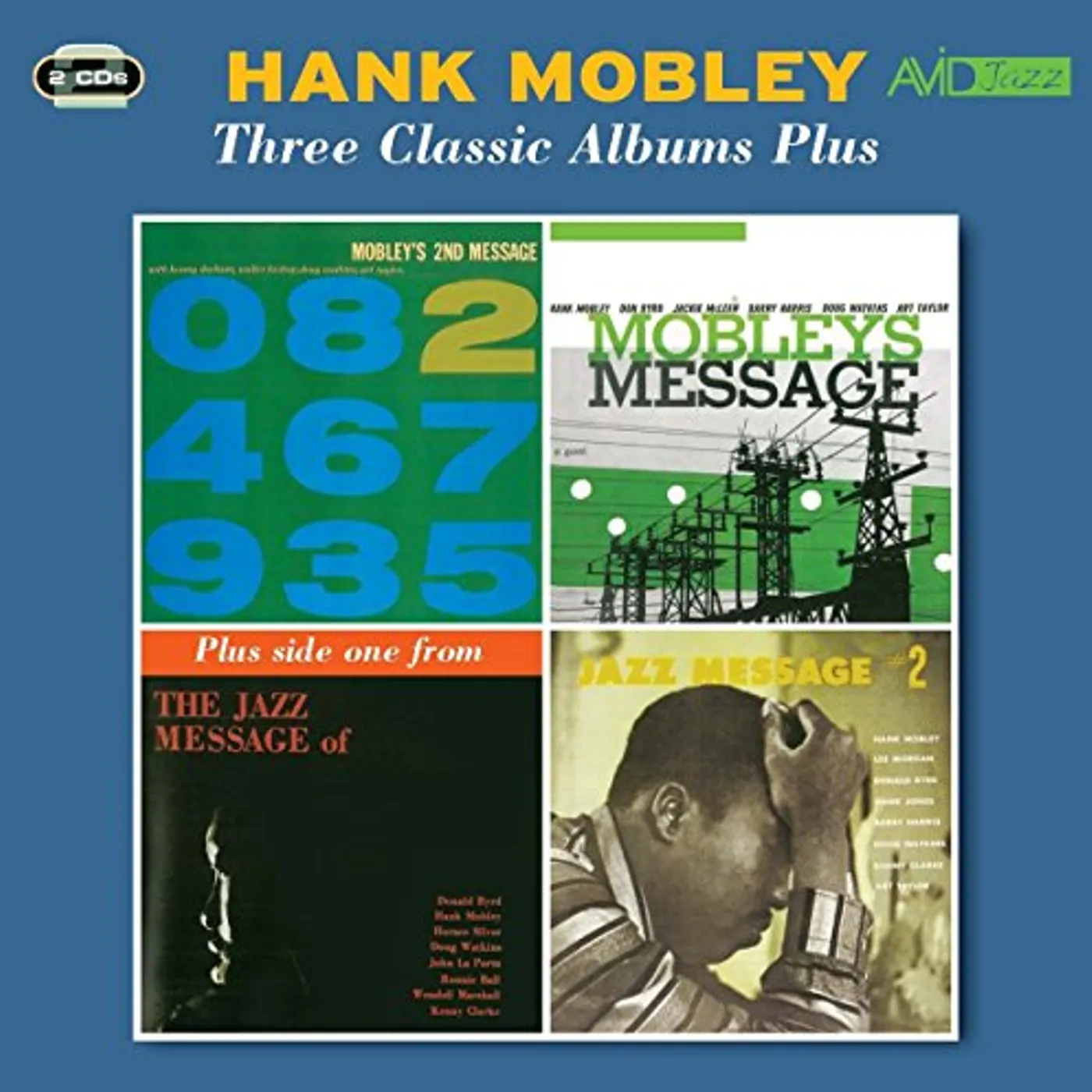 Hank Mobley MOBLEY'S MESSAGE / 2ND MESSAGE / JAZZ MESSAGE #2 CD
