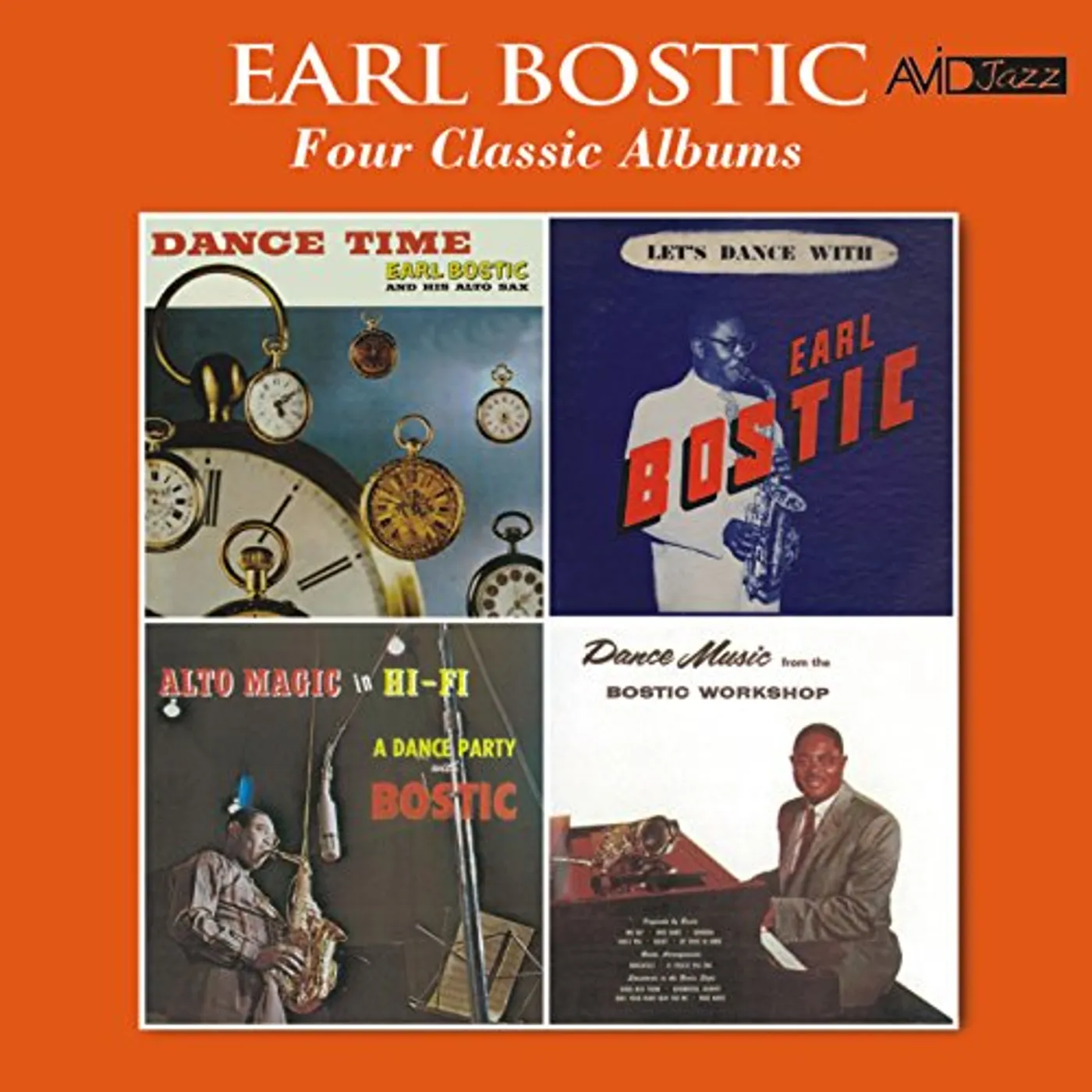 Earl Bostic DANCE TIME / LET'S DANCE / ALTO MAGIC IN HI-FI CD