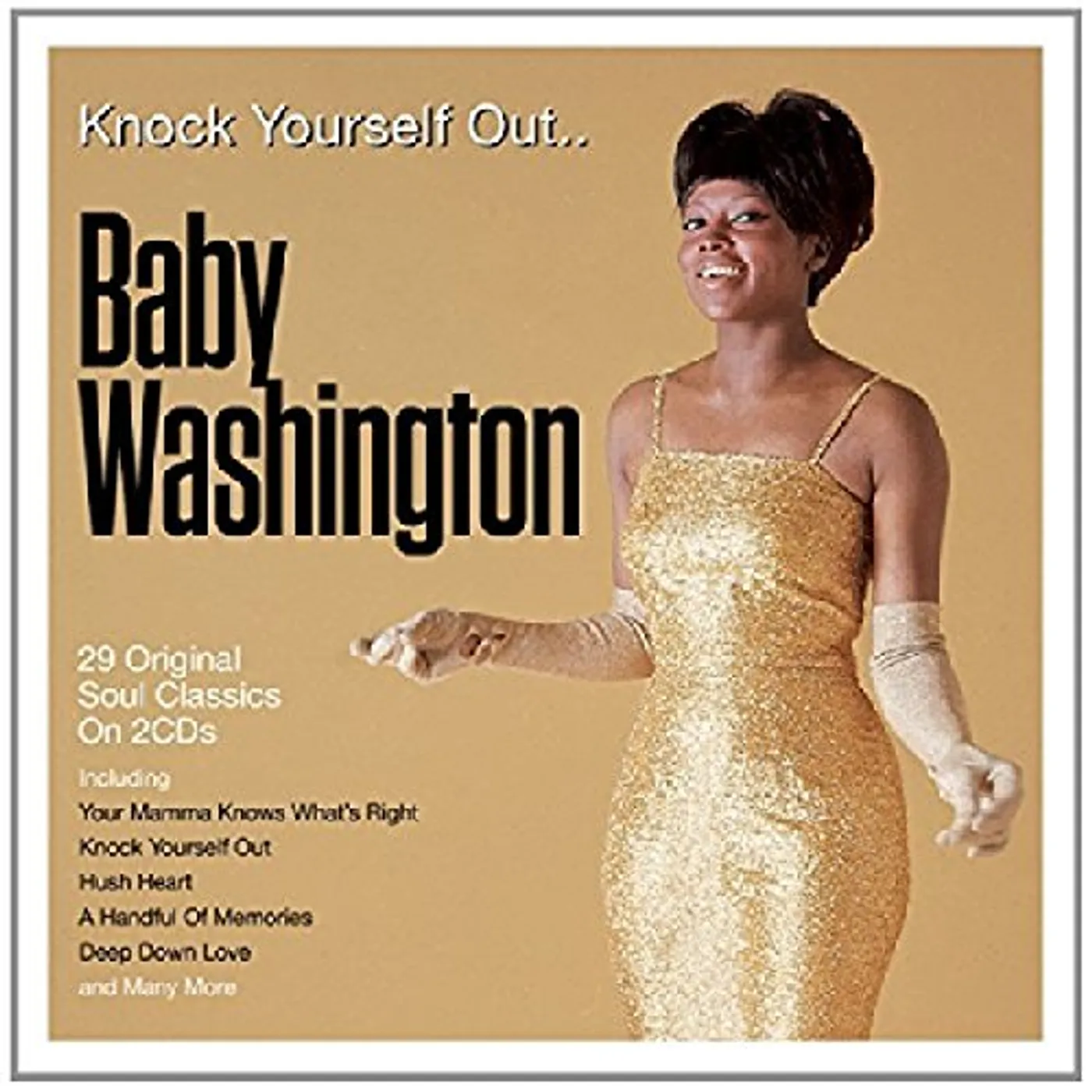 Baby Washington KNOCK YOURSELF OUT / BEST OF CD