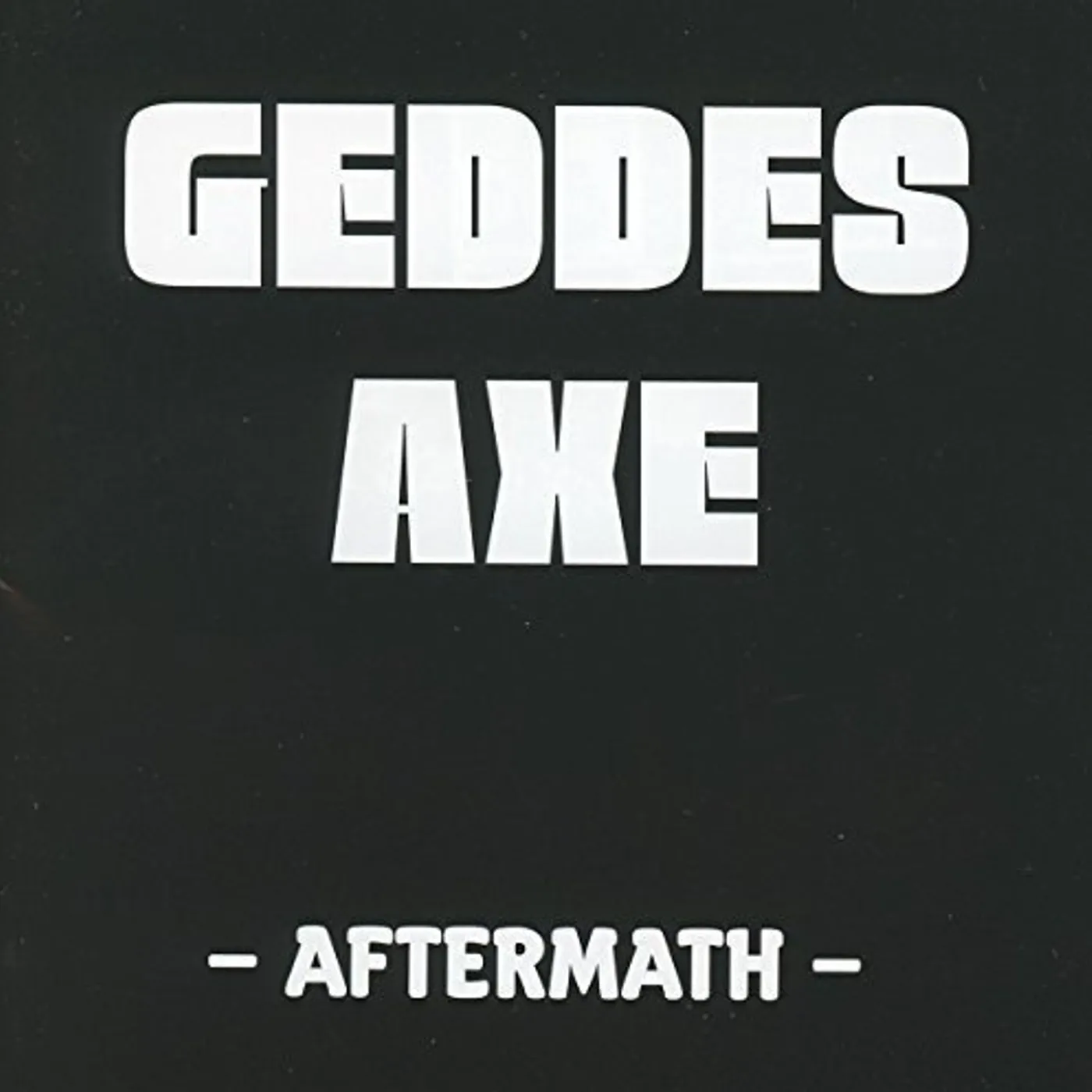 Geddes Axe Aftermath Vinyl Record