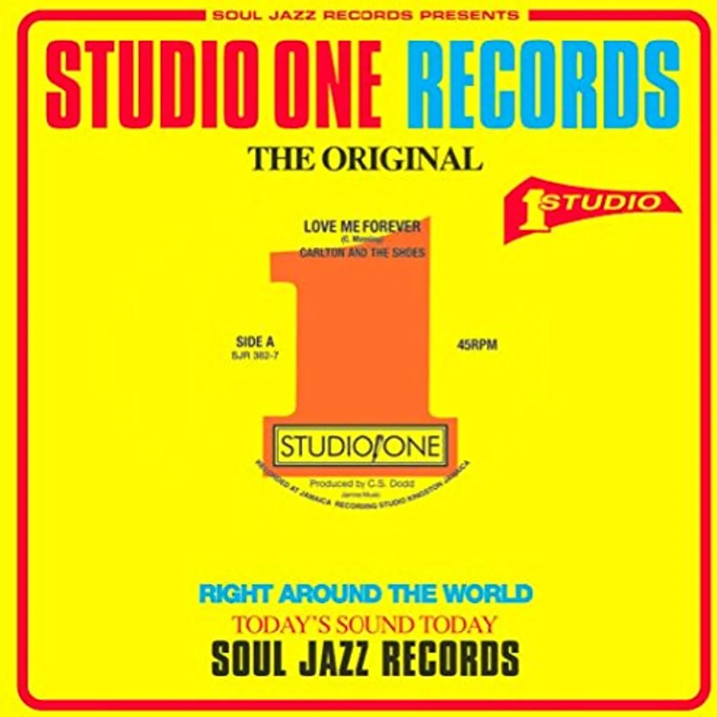 Carlton & The Shoes LOVE ME FOREVER / NEVER LET GO Vinyl Record