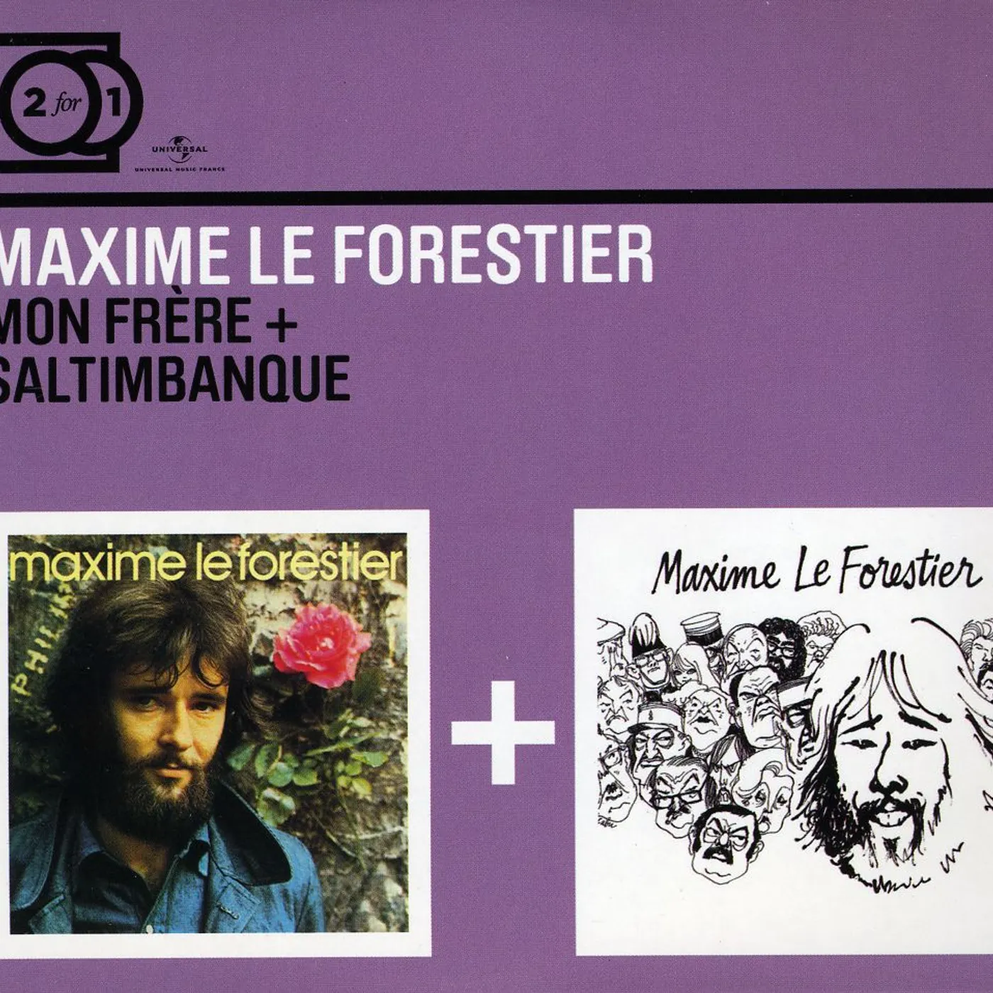 Maxime Le Forestier MON FRERE + SALTIMBANQUE CD
