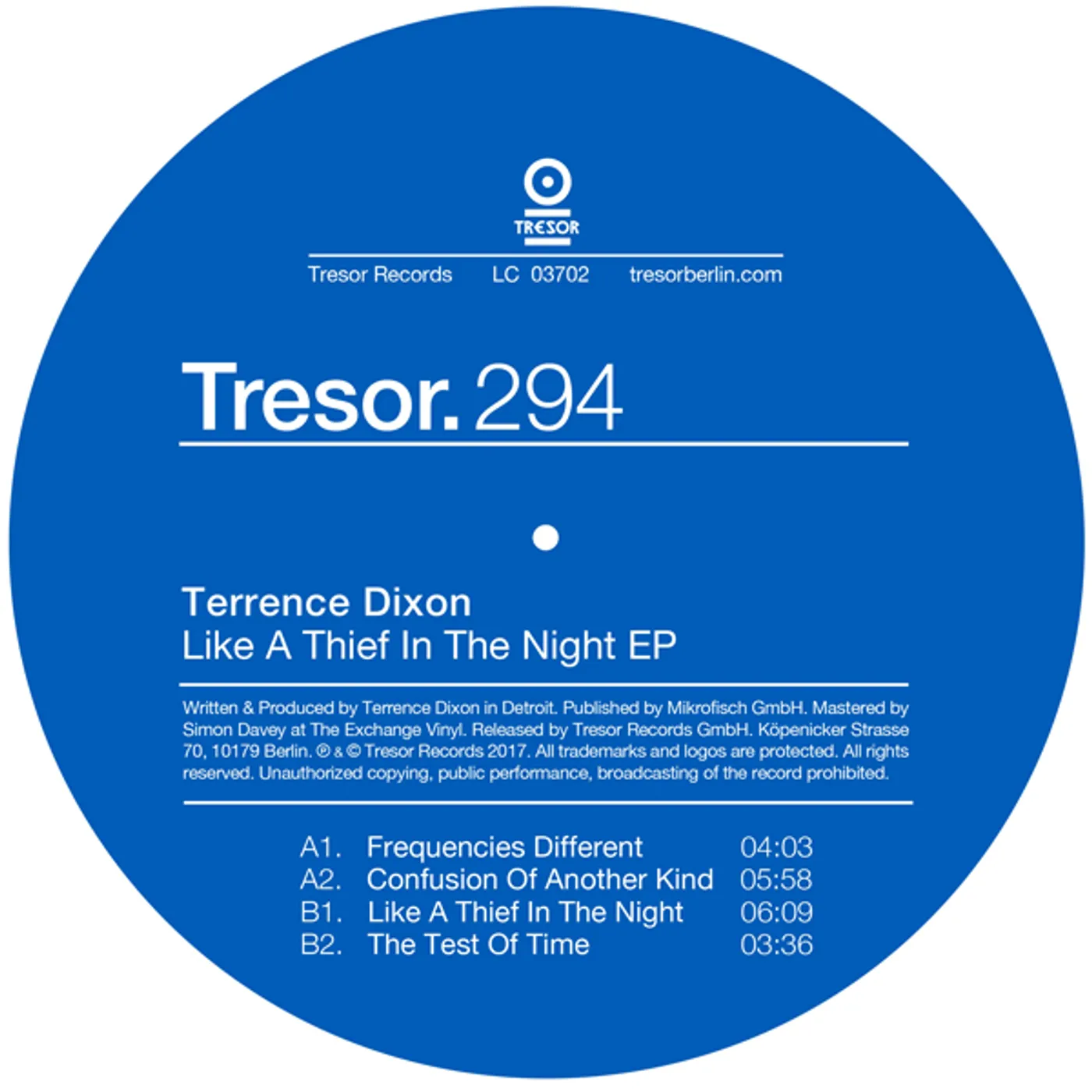 Terrence Dixon Like a Thief in the Night Vinyl Record