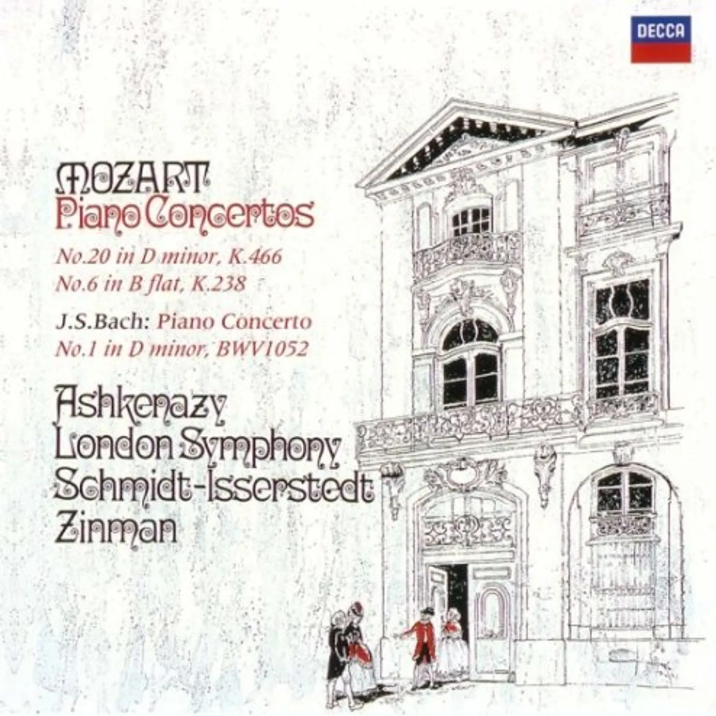 Vladimir Ashkenazy MOZART & BACH: PIANO CONCERTOS CD