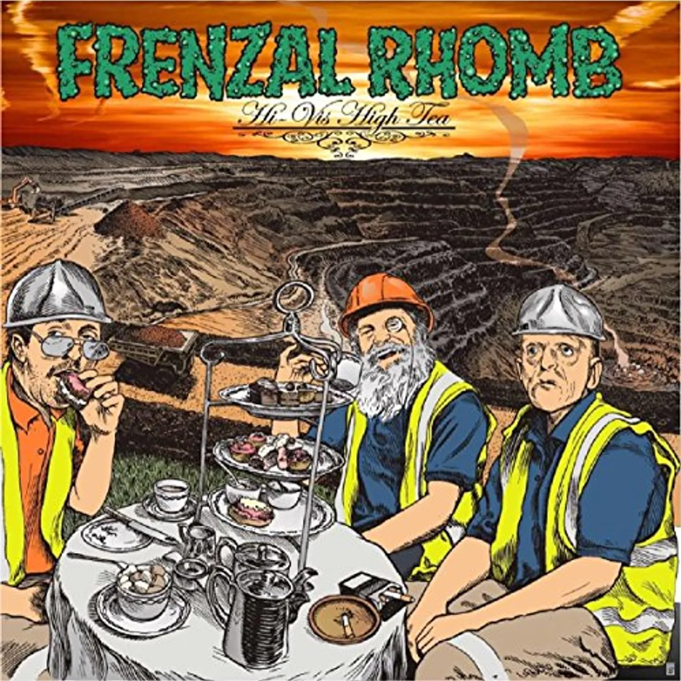 Frenzal Rhomb HI-VIS HIGH TEA (TRANSPARENT ORANGE VINYL) Vinyl Record