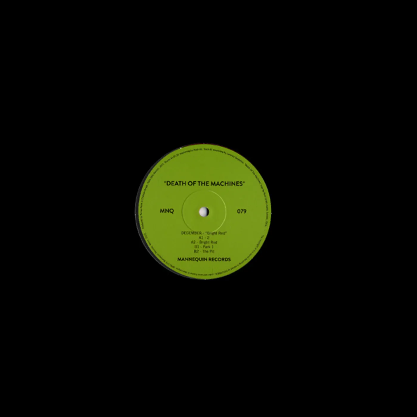 December BRIGHT RED Vinyl Record