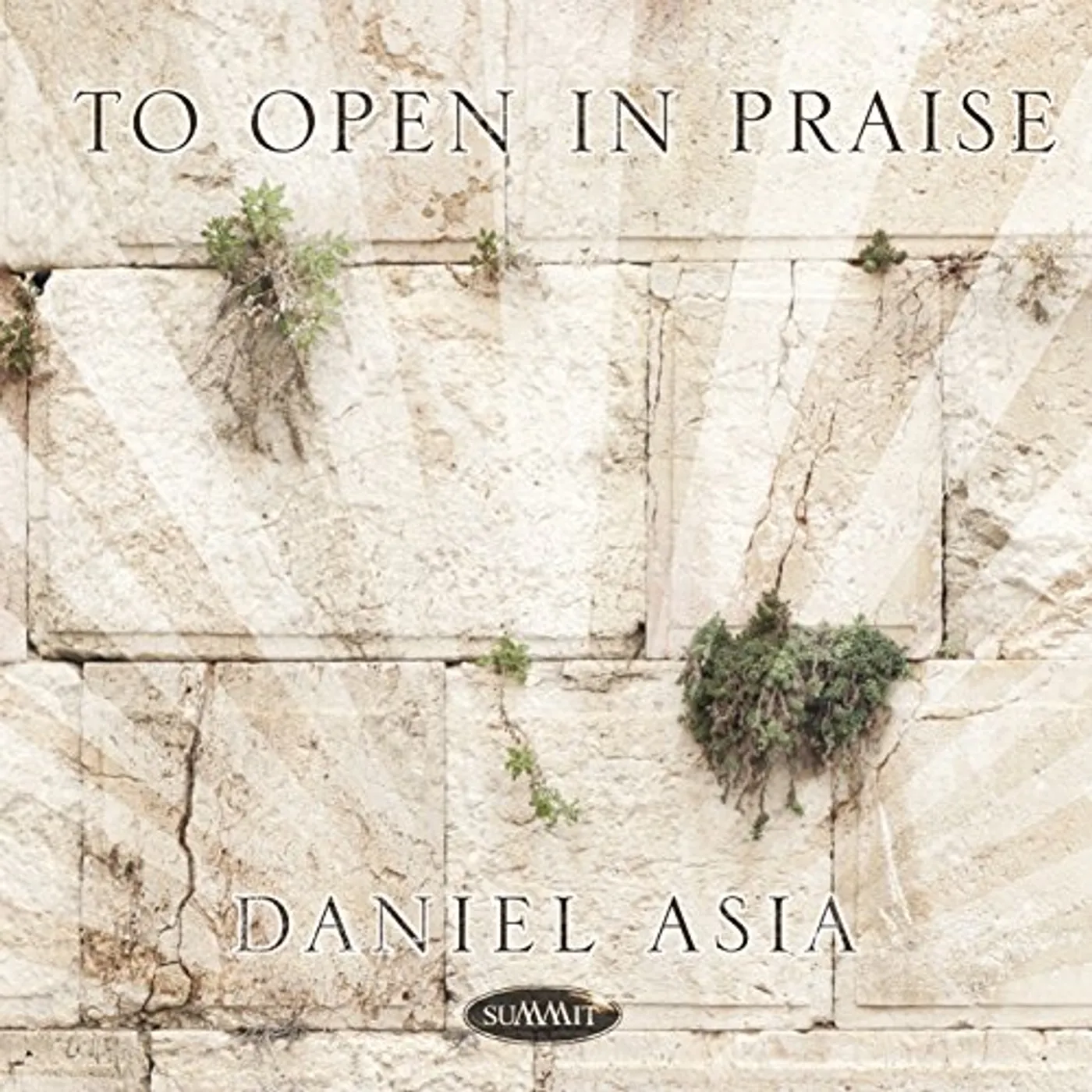 Daniel Asia TO OPEN IN PRAISE CD