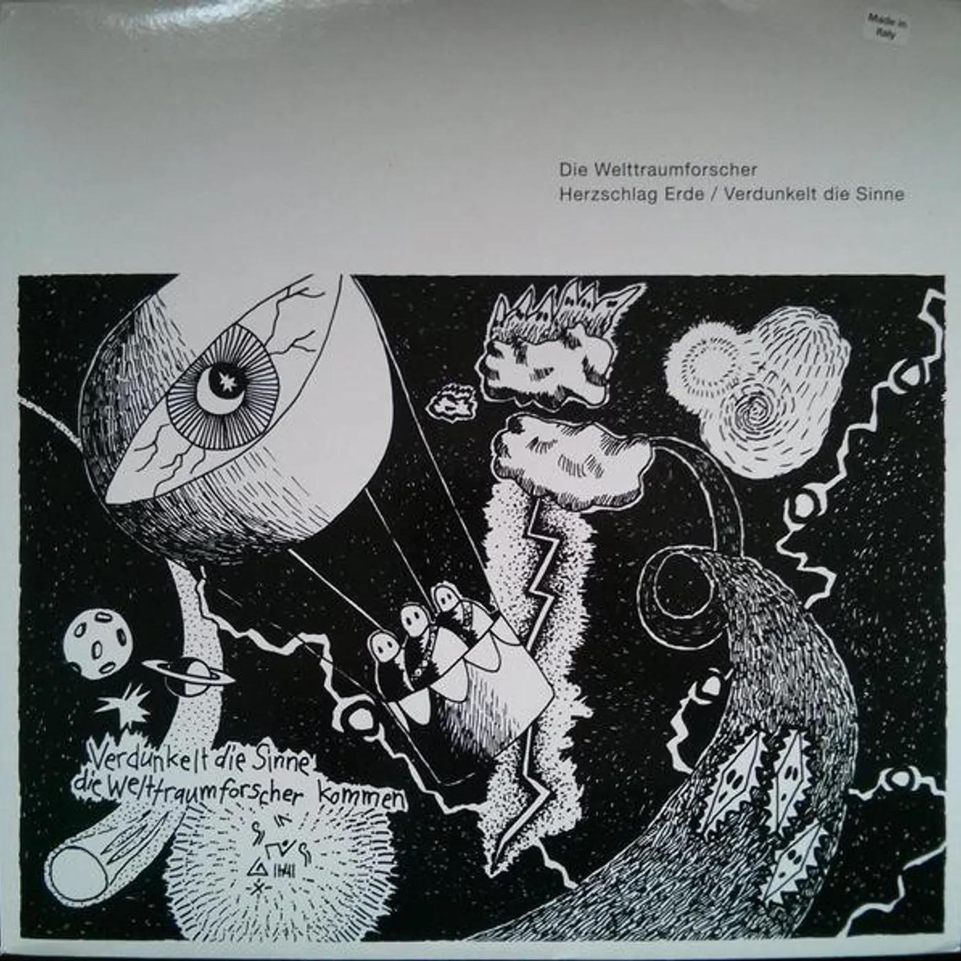 Welttraumforscher HERZSCHLAG ERDE / VERDUNKELT DIE SINNE Vinyl Record