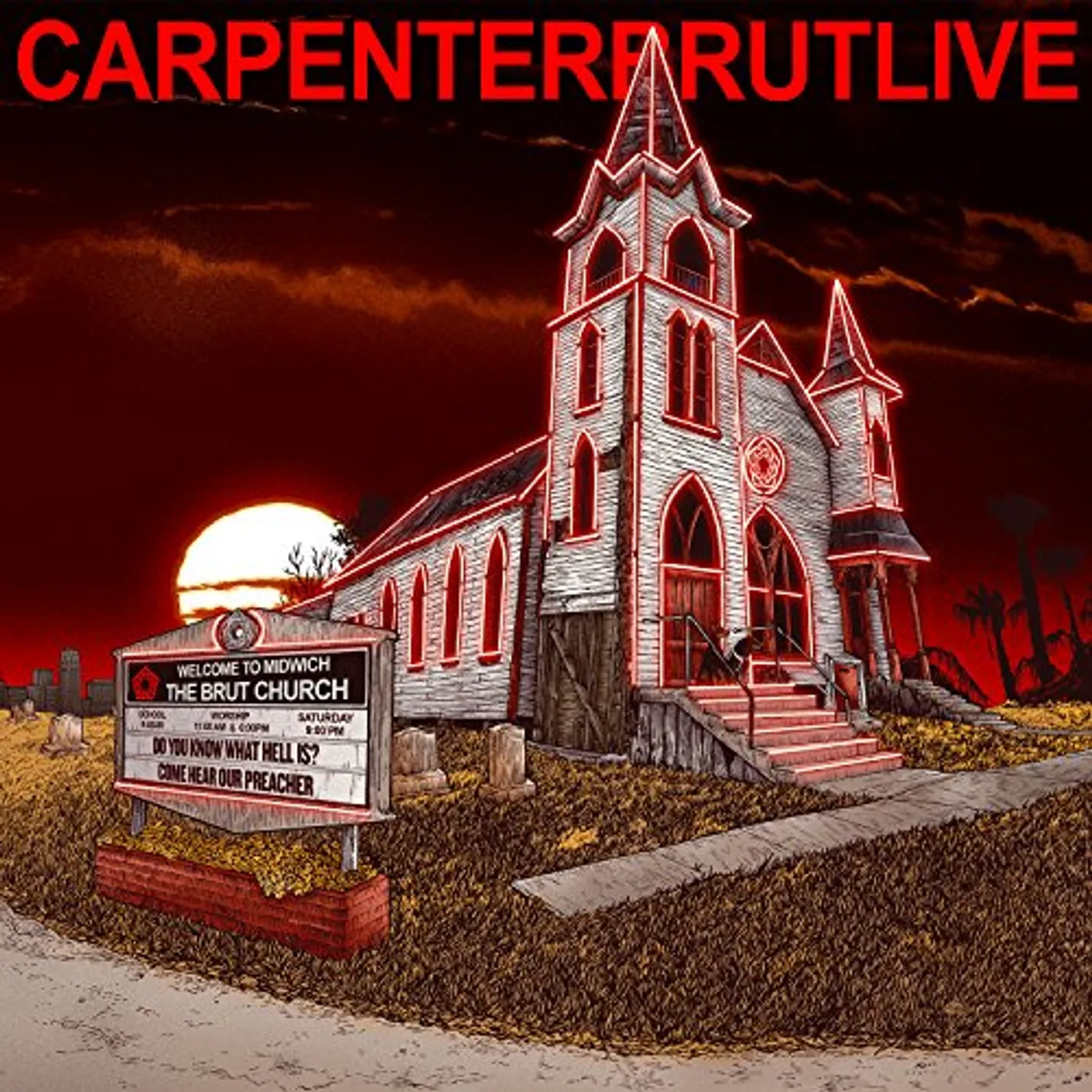 Carpenter Brut CARPENTERBRUTLIVE CD