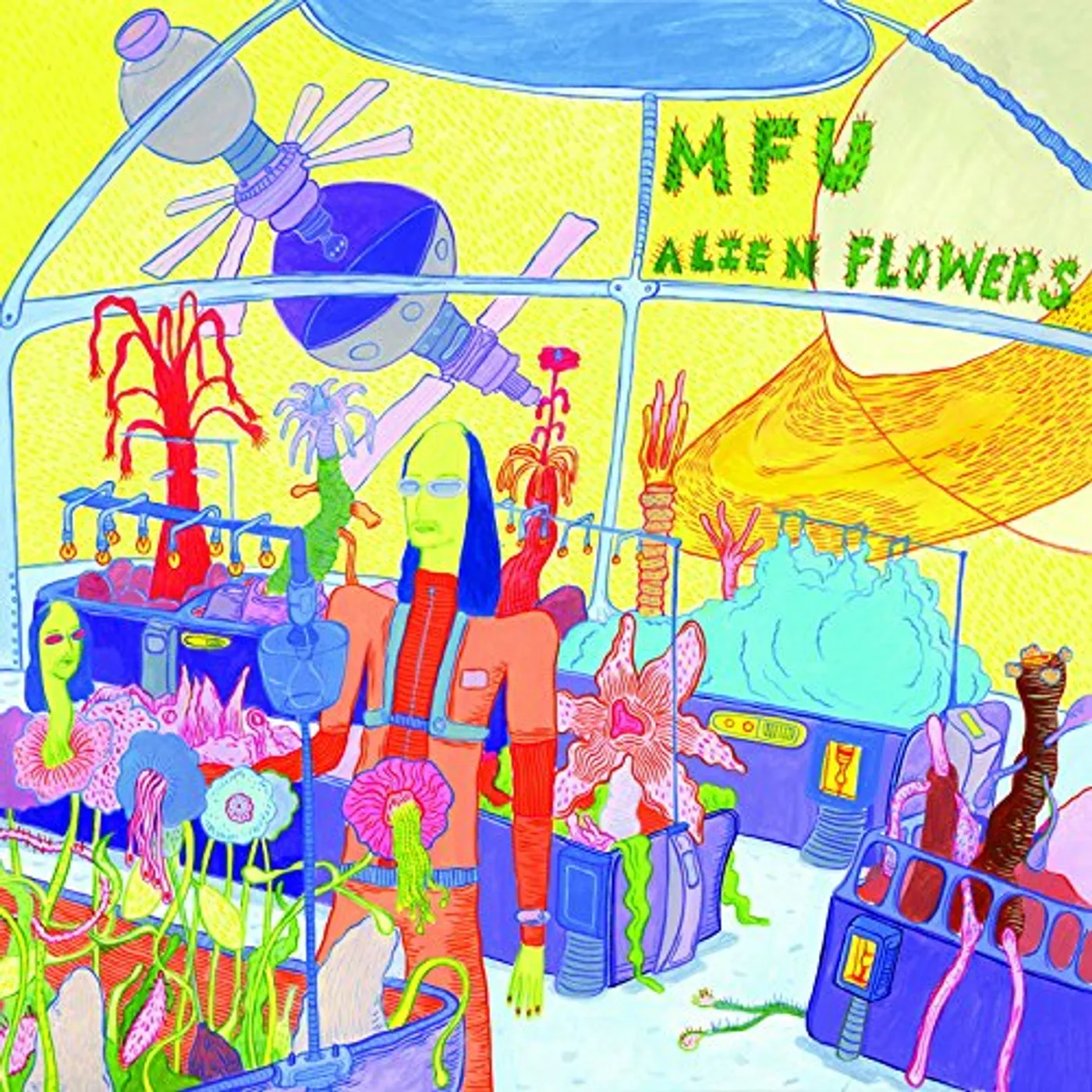 Man From Uranus Alien Flowers Vinyl Record