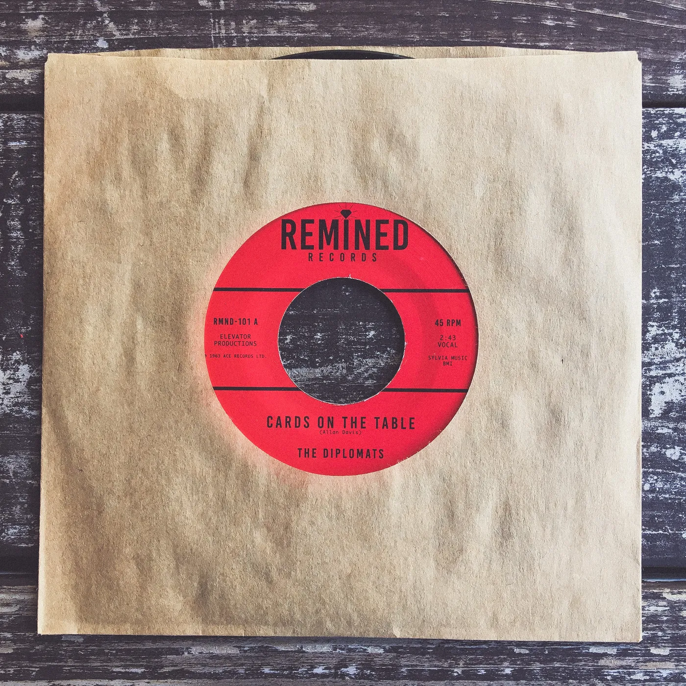 Diplomats CARDS ON THE TABLE / DON'T EVER GO Vinyl Record