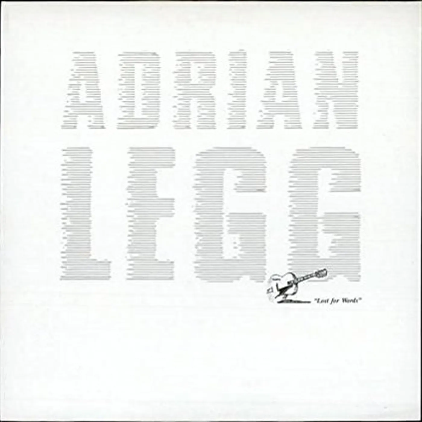 Adrian Legg LOST FOR WORDS CD