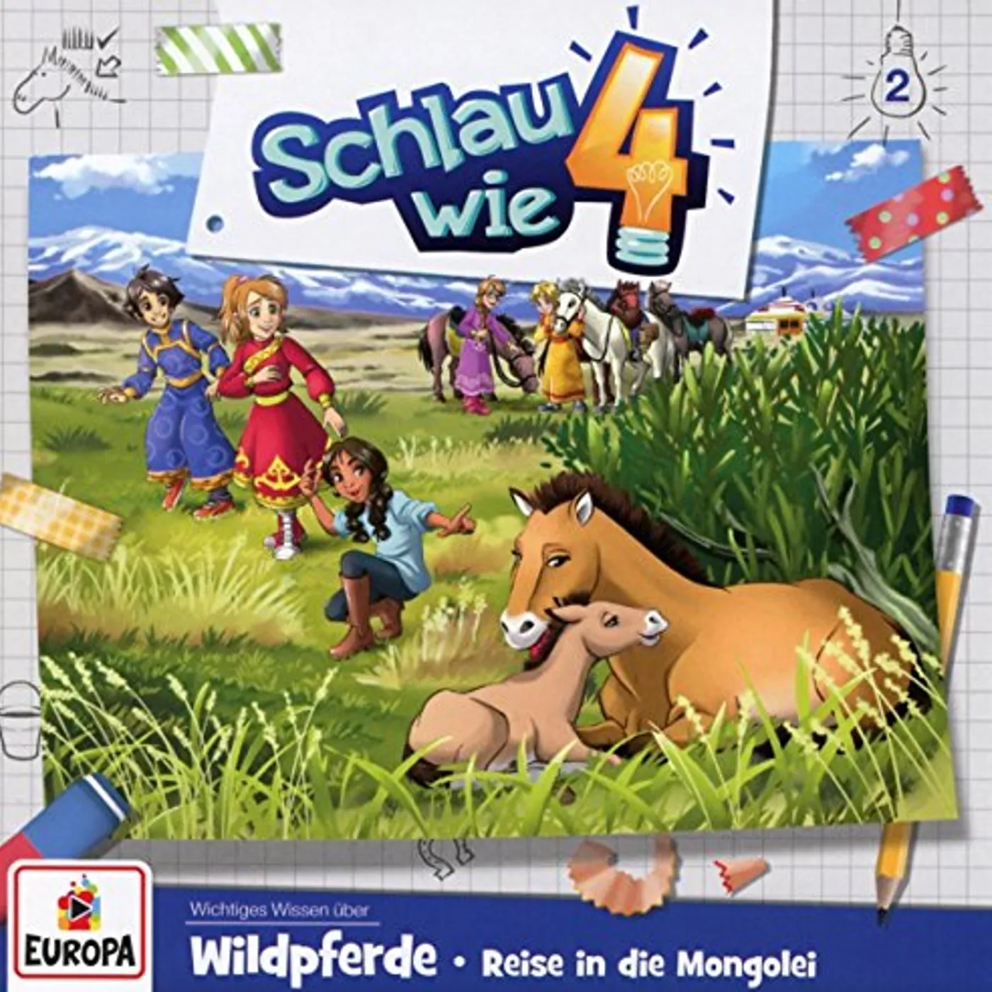 Schlau wie Vier 002/WILDPFERDE: REISE IN DIE MONGOLEI CD