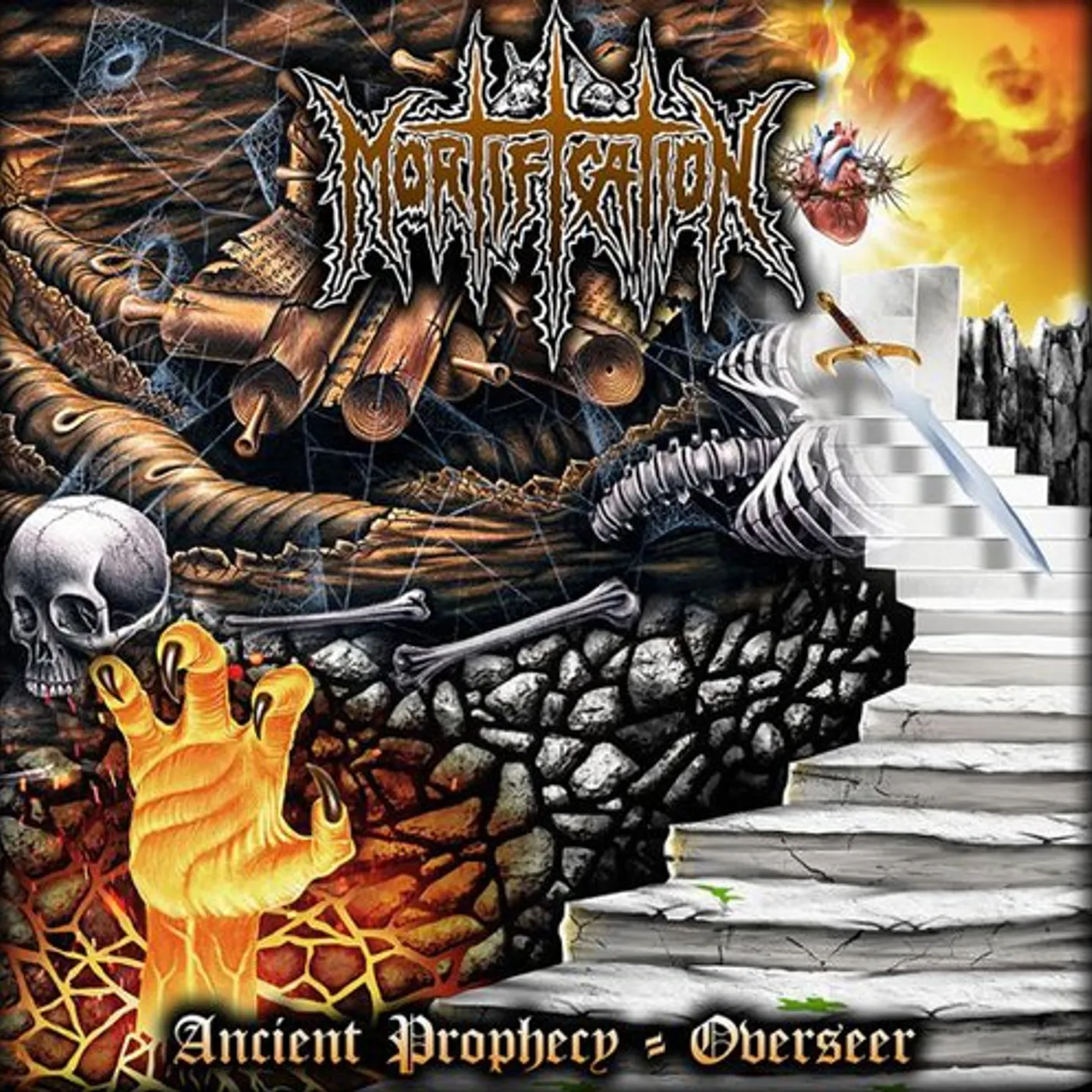 Mortification ANCIENT PROPHECY / OVERSEER Vinyl Record